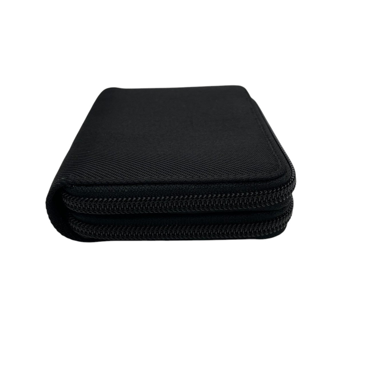 【美品】グッチ GUCCI バンブー ダブルファスナー コンパクトウォレット 二つ折り財布 ナイロン パテントレザー エナメル 黒 ブラック ラウンドジップ ミニ財布 コインケース 小銭入れ ヴィンテージ オールド イタリア製 レディース メンズ w5