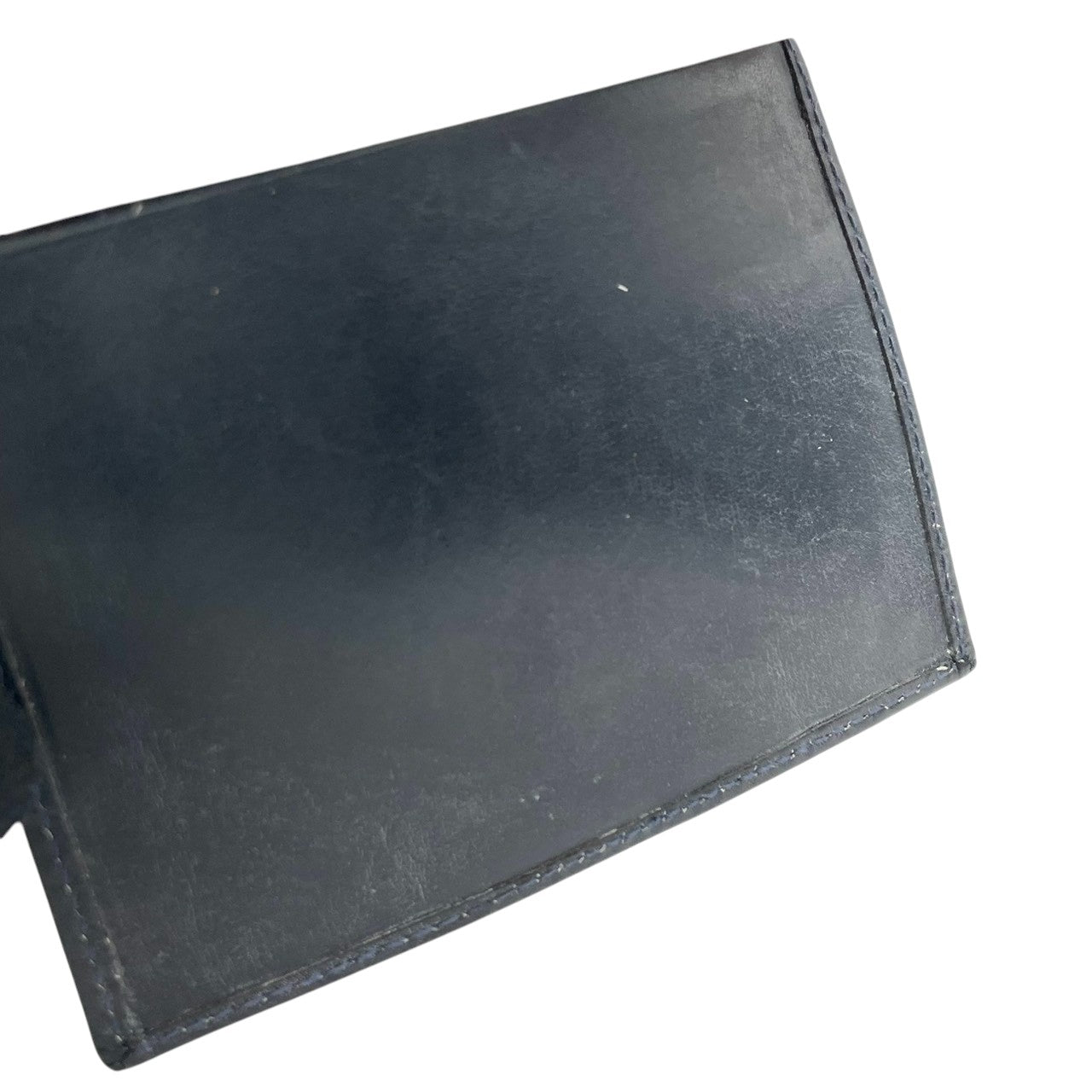 グッチ GUCCI カードケース 名刺入れ 二つ折り GGスプリーム シェリーライン インターロッキングG オールドグッチ PVC レザー ネイビー グレー ヴィンテージ レトロ クラシック メンズ レディース w5