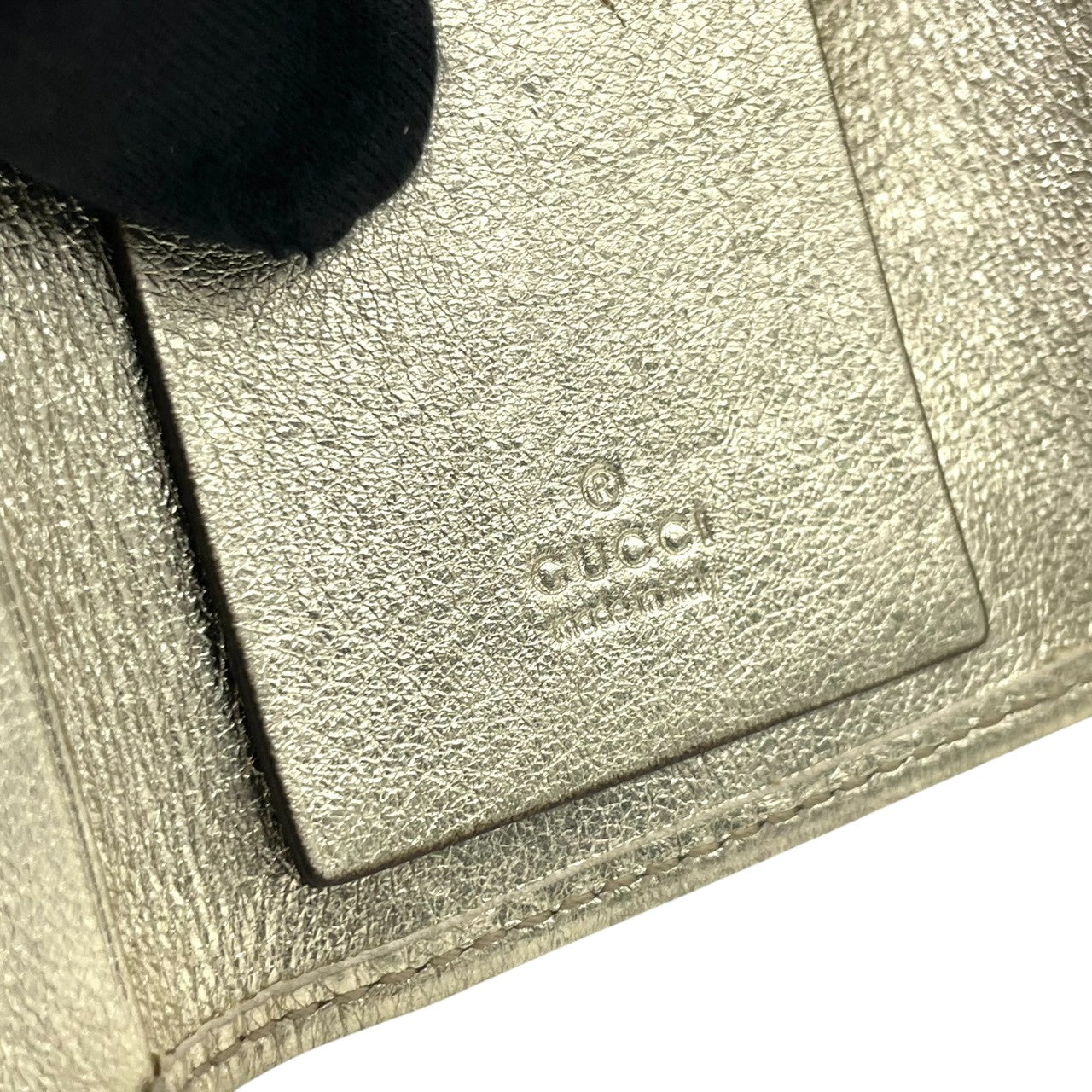 【美品】グッチ GUCCI キーケース 5連 GGキャンバス レザー アビー Dリング ベージュ ブラウン ゴールド メタリック レディース メンズ ユニセックス コンパクト ヴィンテージ レトロ クラシック w5