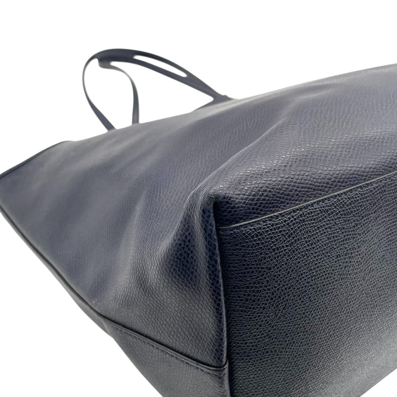 【美品】コーチ COACH シティ トートバッグ ショルダーバッグ 肩掛け ワンショルダー A4収納可 大容量 レザー 本革 クロスグレインレザー ネイビー 紺 ミッドナイト ゴールド金具 通勤 通学 ビジネス レディース 鞄 カバン E5