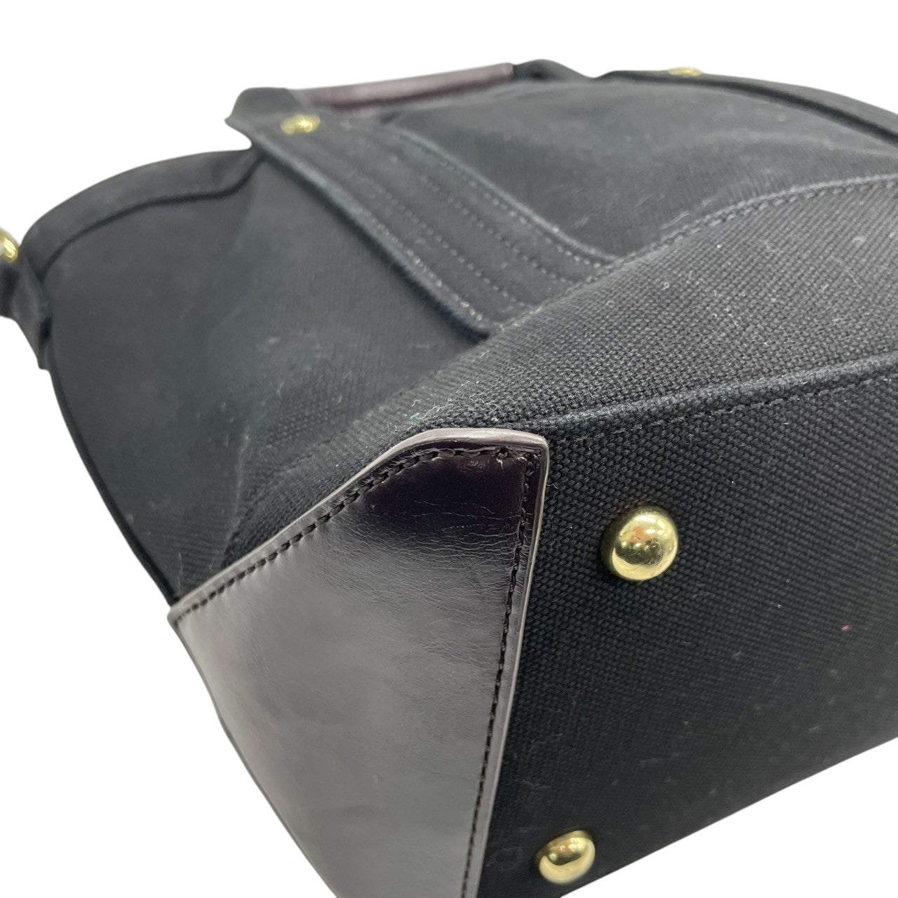 【美品】ビバリーヒルズポロクラブ BEVERLY HILLS POLO CLUB トートバッグ ショルダーバッグ 2WAY 斜め掛け キャンバス レザー ブラック 黒 ポロ刺繍 軽量 マチ広 トラッド カジュアル 通学 通勤 レディース 鞄 カバン s68