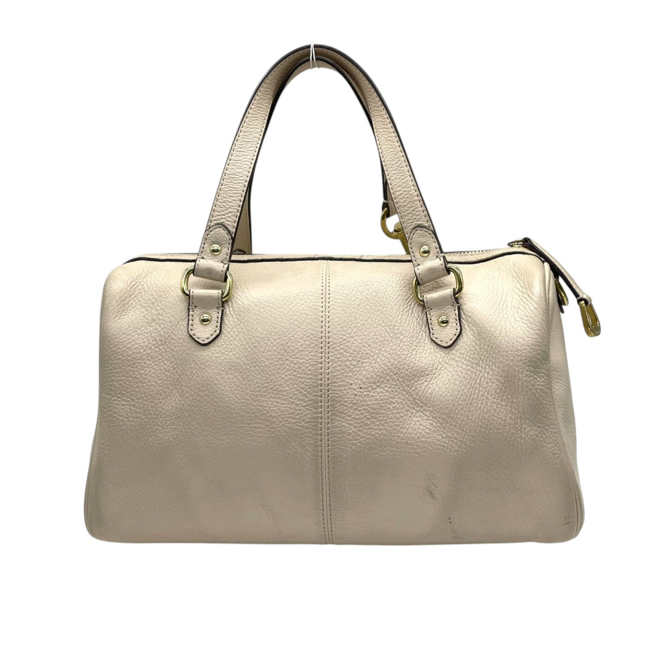 【良品】コーチ COACH レガシー レザー 2WAY ミニボストン ハンドバッグ ショルダーバッグ 斜め掛け アイボリー 白 ゴールド金具 26121 タッセル フリンジ 軽量 カジュアル エレガント レディース 鞄 カバン s67