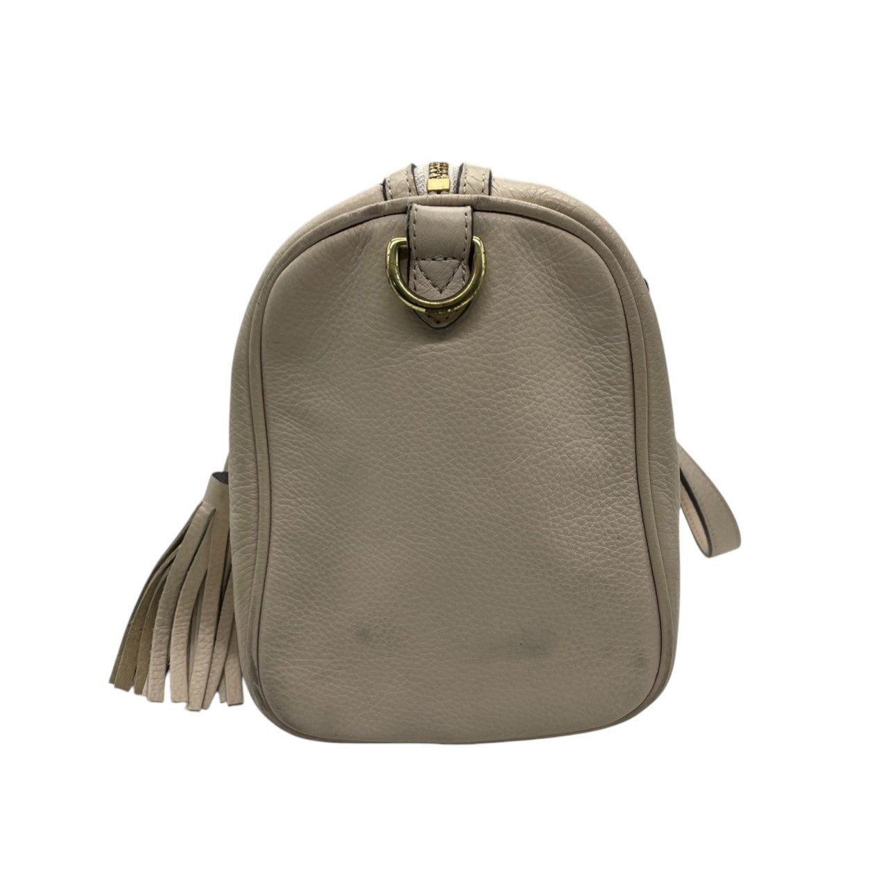 【良品】コーチ COACH レガシー レザー 2WAY ミニボストン ハンドバッグ ショルダーバッグ 斜め掛け アイボリー 白 ゴールド金具 26121 タッセル フリンジ 軽量 カジュアル エレガント レディース 鞄 カバン s67