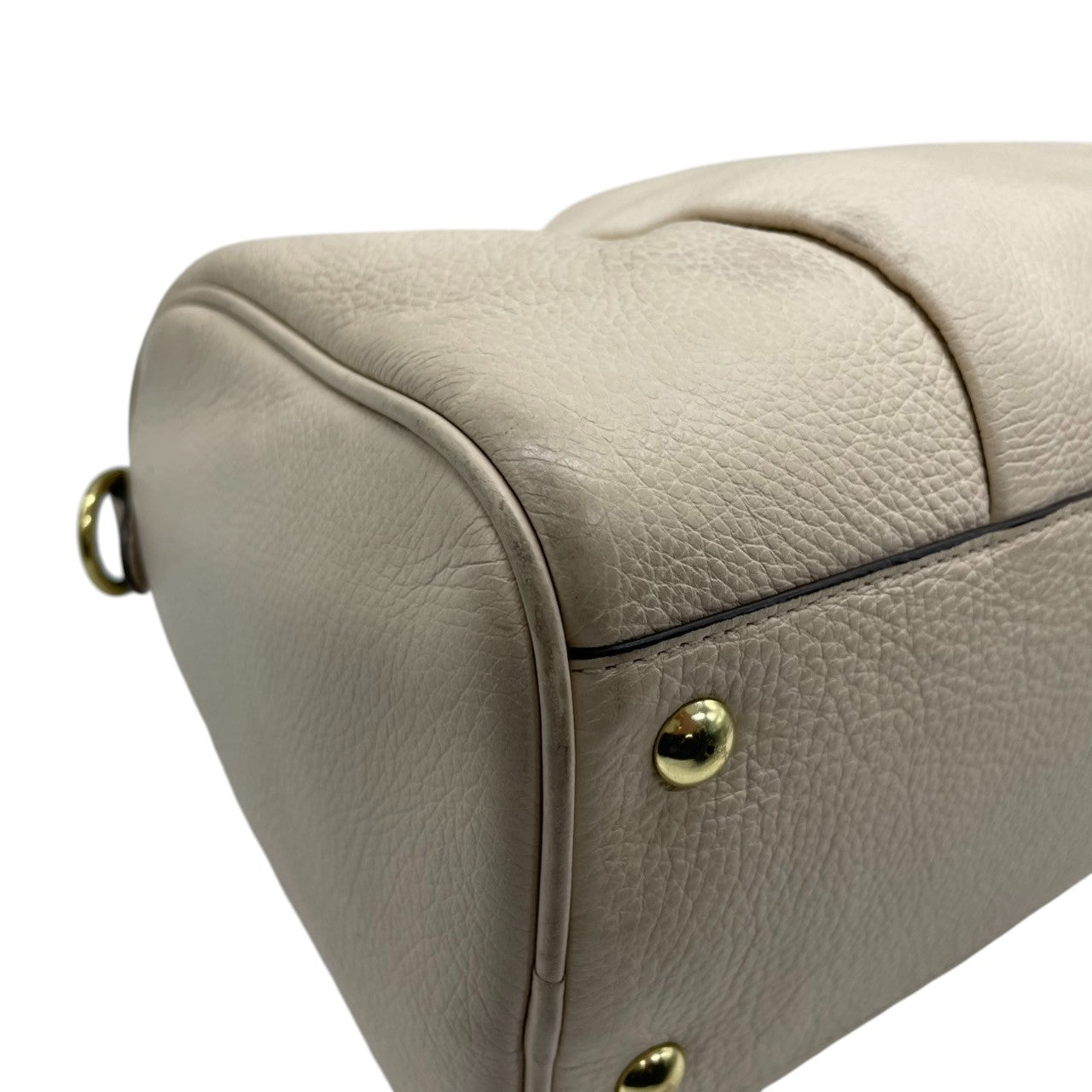 【良品】コーチ COACH レガシー レザー 2WAY ミニボストン ハンドバッグ ショルダーバッグ 斜め掛け アイボリー 白 ゴールド金具 26121 タッセル フリンジ 軽量 カジュアル エレガント レディース 鞄 カバン s67