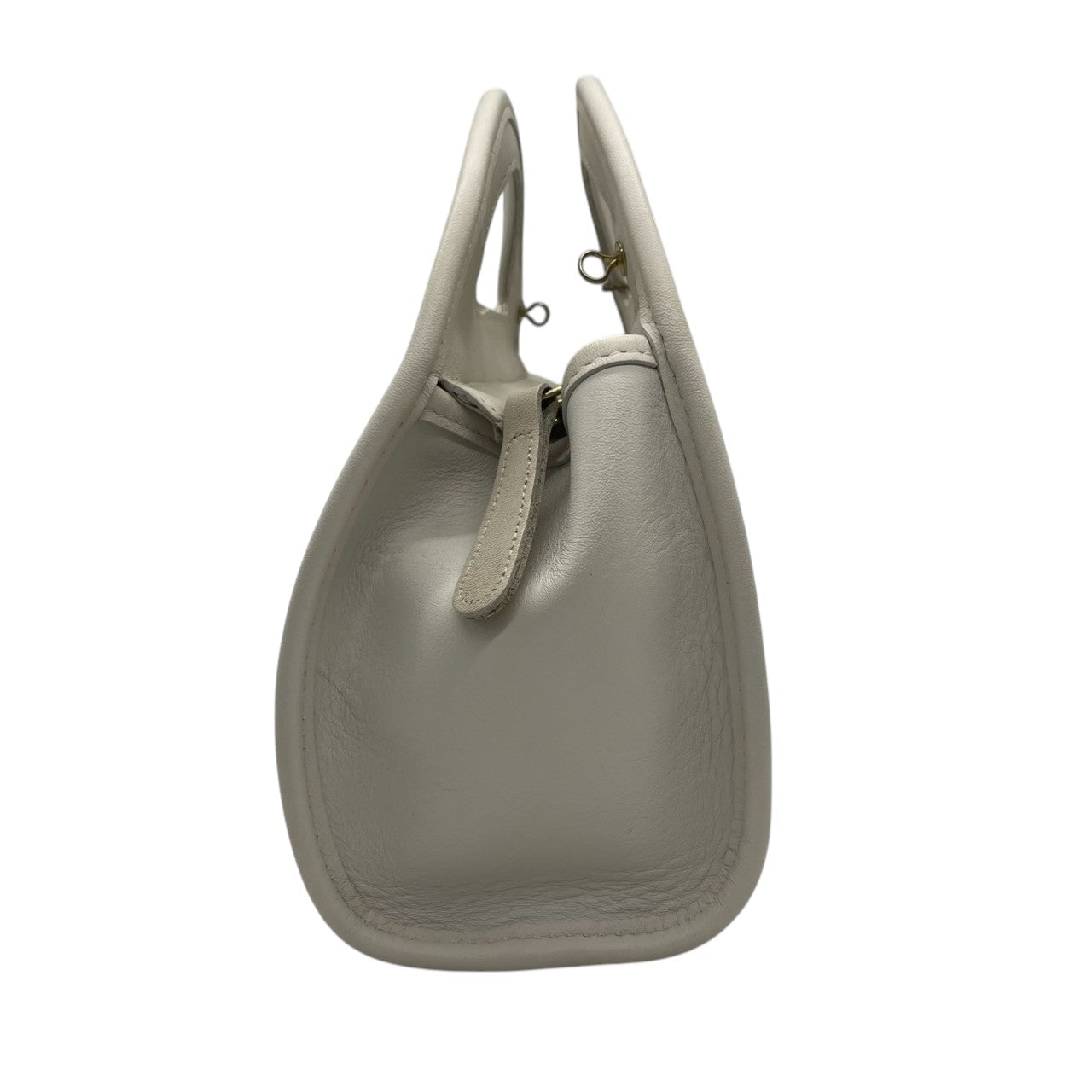 美品 コーチ COACH 2WAY ハンドバッグ ショルダーバッグ レザー 本革 ホワイト 白 オールドコーチ ヴィンテージ ビンテージ クラシック エレガント 斜め掛け可 自立可 レア 希少 USA製 鞄 カバン 手提げ 肩掛け 高級感 9942 s72