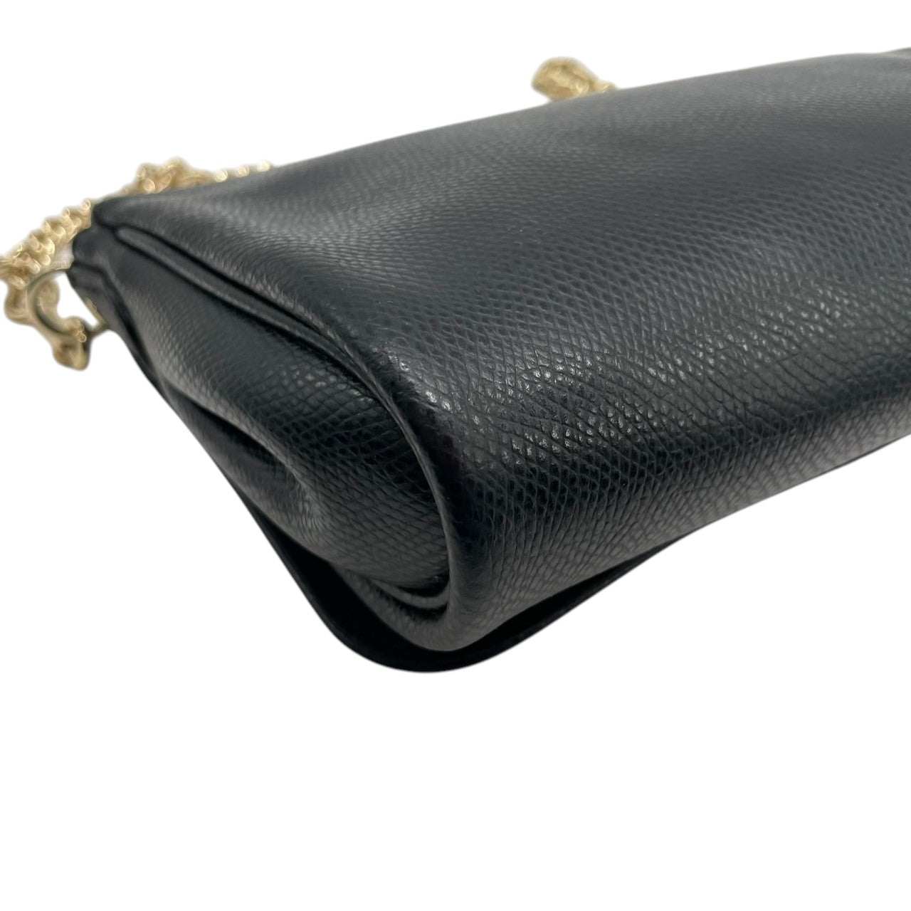 コーチ COACH ショルダーバッグ ハンドバッグ 2WAY レザー 本革 ブラック 黒 ゴールド 金具 ターンロック チェーンバッグ 斜め掛け可 ワンショルダー 自立可 ヴィンテージ エレガント 高級 希少 鞄 カバン 手提げ 肩掛け F34604 s72