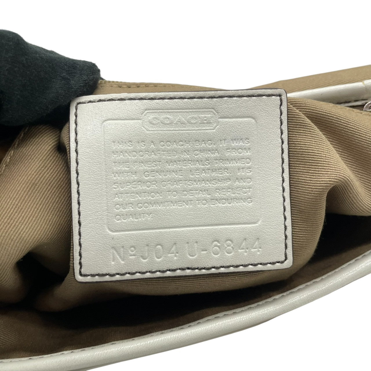 【良品】コーチ COACH ショルダーバッグ シグネチャー 斜め掛け可 キャンバス レザー 白 茶 ホワイト ブラウン シルバー金具 フラップバッグ ヴィンテージ ビンテージ クラシック エレガント ミニバッグ 鞄 カバン レディース 6844 s71