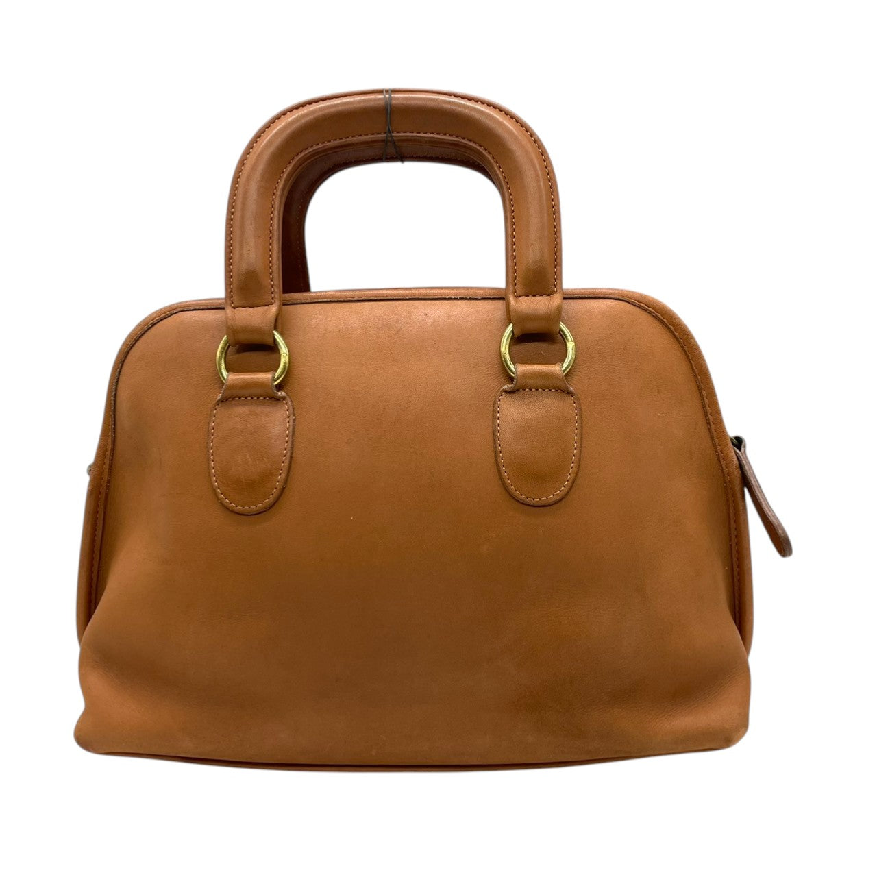 コーチ COACH オールドコーチ 2WAY ハンドバッグ ショルダーバッグ レザー 本革 ブラウン 茶色 ゴールド金具 ヴィンテージ ビンテージ 斜め掛け可 自立可 クラシック エレガント レア 希少 USA製 鞄 カバン 手提げ 肩掛け 高級 上品 お出かけ 定番 人気 モデル 202 s70