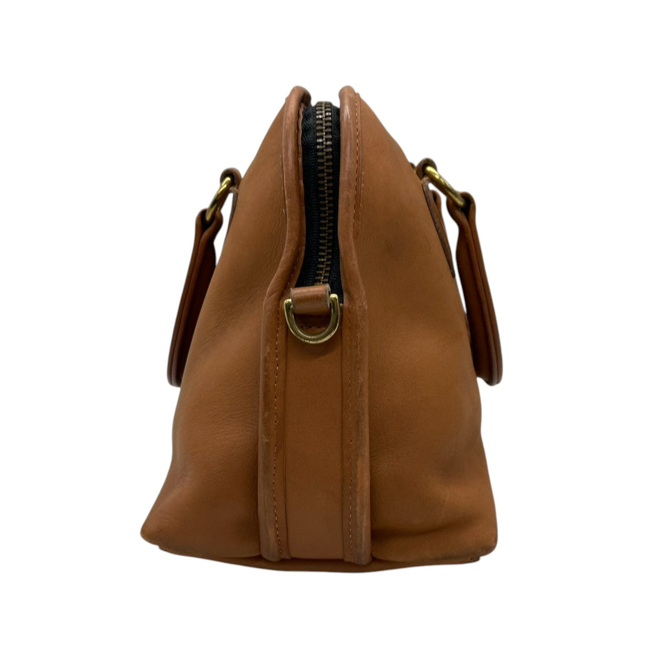コーチ COACH オールドコーチ 2WAY ハンドバッグ ショルダーバッグ レザー 本革 ブラウン 茶色 ゴールド金具 ヴィンテージ ビンテージ 斜め掛け可 自立可 クラシック エレガント レア 希少 USA製 鞄 カバン 手提げ 肩掛け 高級 上品 お出かけ 定番 人気 モデル 202 s70
