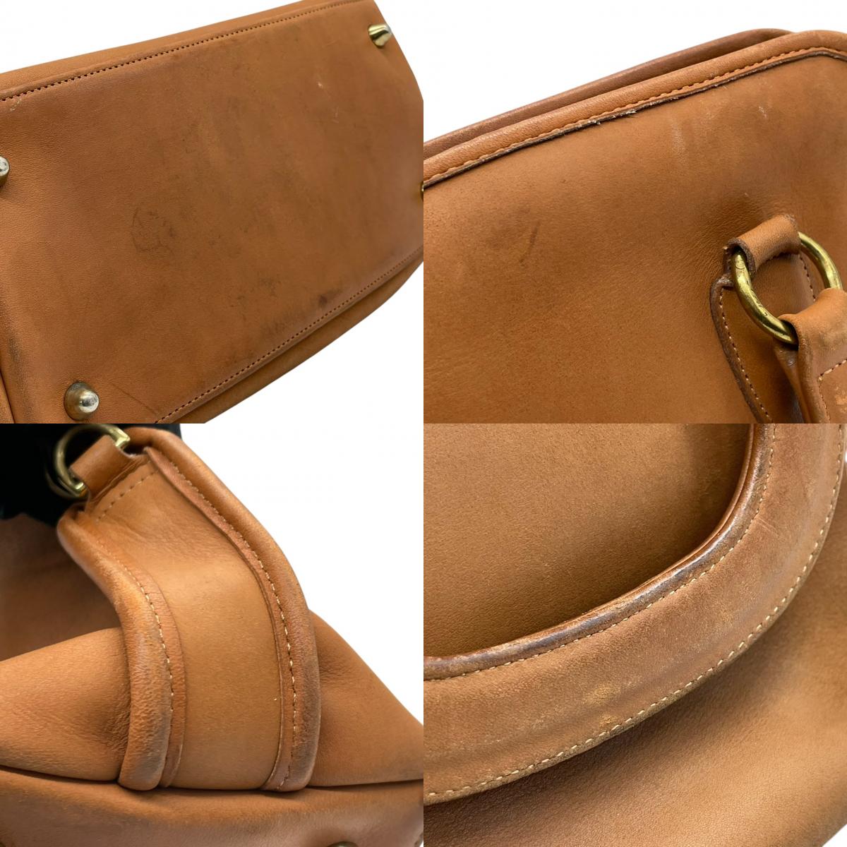 コーチ COACH オールドコーチ 2WAY ハンドバッグ ショルダーバッグ レザー 本革 ブラウン 茶色 ゴールド金具 ヴィンテージ ビンテージ 斜め掛け可 自立可 クラシック エレガント レア 希少 USA製 鞄 カバン 手提げ 肩掛け 高級 上品 お出かけ 定番 人気 モデル 202 s70