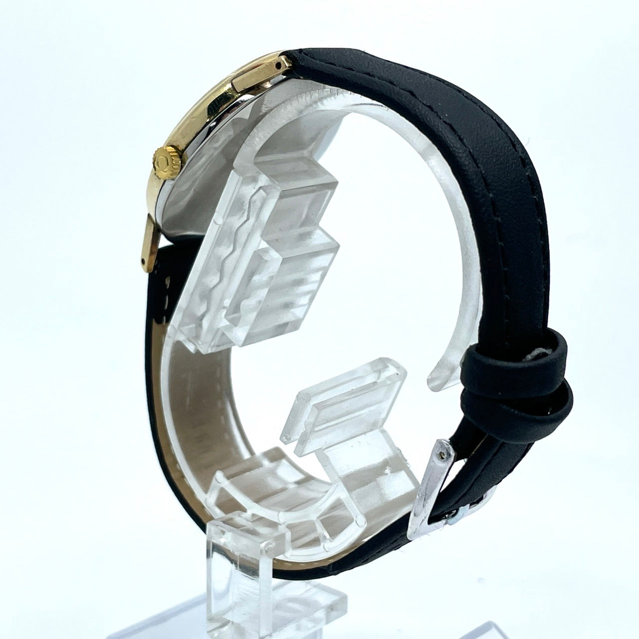 美品 OMEGA オメガ Geneve ジュネーヴ ヴィンテージ 腕時計 ゴールド オーバル 楕円 スイス製 レザーベルト アナログ アンティーク I6