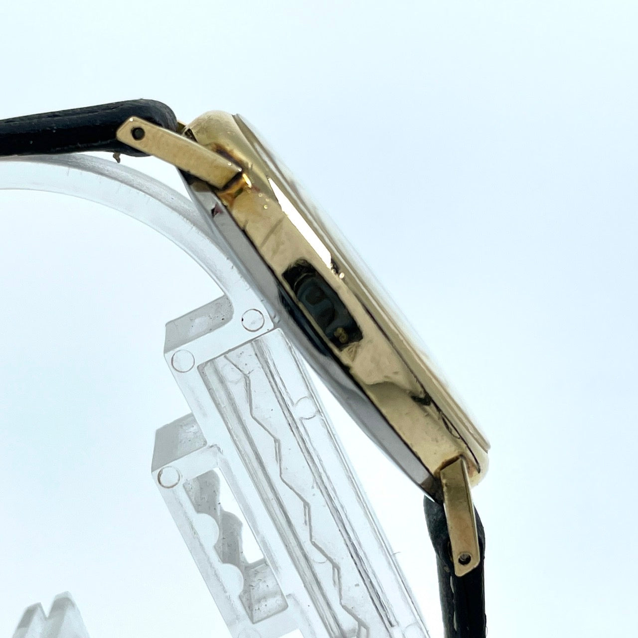 美品 OMEGA オメガ Geneve ジュネーヴ ヴィンテージ 腕時計 ゴールド オーバル 楕円 スイス製 レザーベルト アナログ アンティーク I6