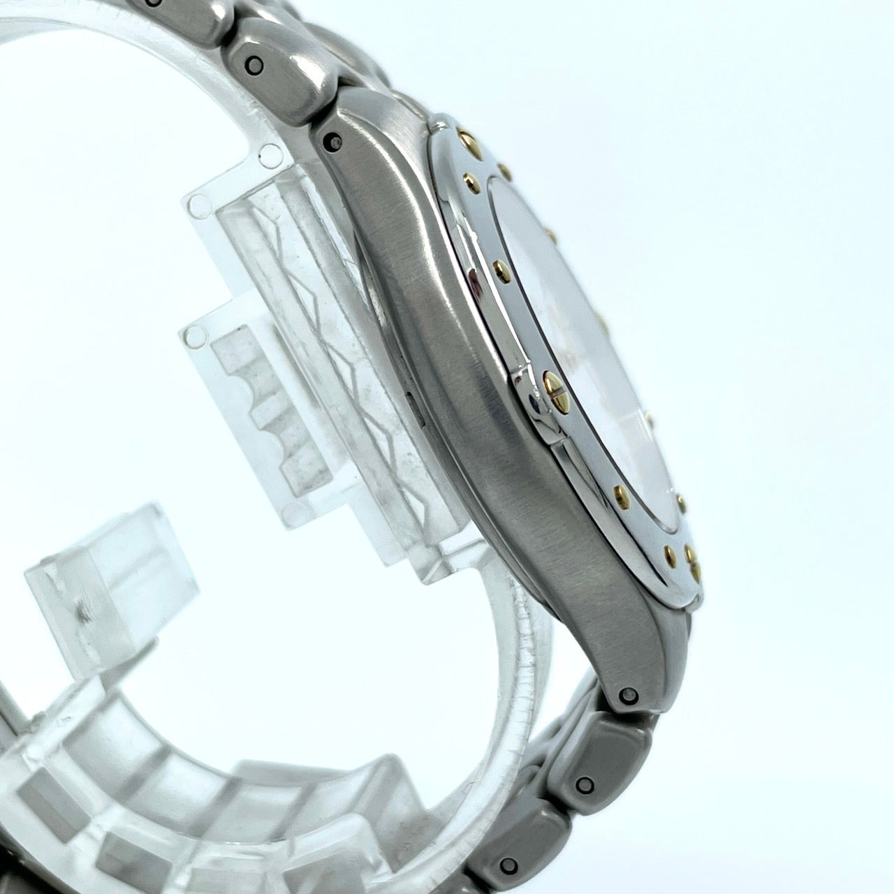 EBEL エベル Sportwave スポーツウェーブ Ref.E6187631 腕時計 ツートーン ゴールド 白文字盤 クォーツ デイト