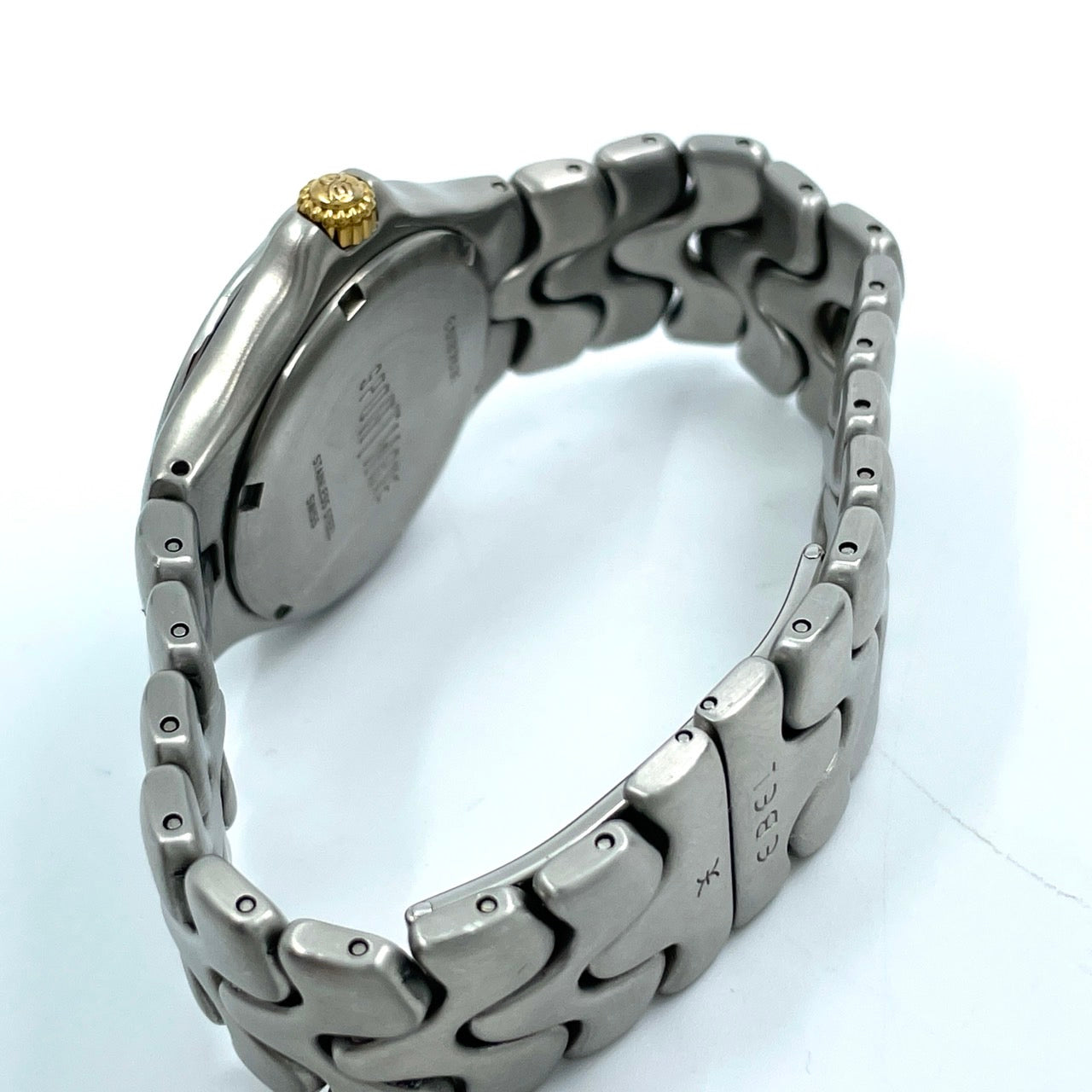 EBEL エベル Sportwave スポーツウェーブ Ref.E6187631 腕時計 ツートーン ゴールド 白文字盤 クォーツ デイト