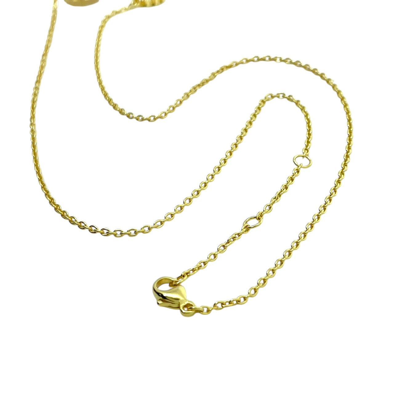 美品 GEORG JENSEN デイジー ネックレス フラワーモチーフ i4 ホワイトエナメル SV925 K18GP ジョージジェンセン Daisy フラワーネックレス レディース ジュエリー