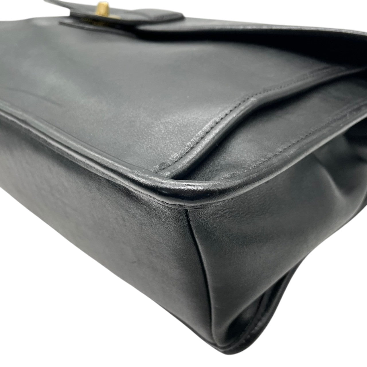 コーチ COACH オールドコーチ OLD 2WAY 5266 ビジネスバッグ ブリーフケース ショルダーバッグ レザー 本革 ブラック 黒 メンズ ビンテージ クラシック エレガント 鞄 斜め掛け可 ターンロック フラップ 自立可 A4収納 大容量 U11
