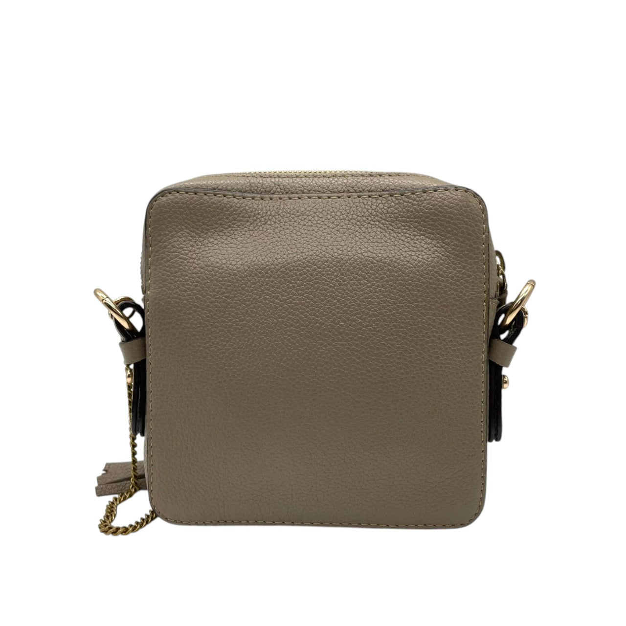 【美品】シーバイクロエ SEE BY CHLOE ショルダーバッグ クロスボディ スエード レザー グレージュ 鞄 斜め掛け可 レディース エレガント ビンテージ クラシック お出かけ デイリー 人気 上品 高級 リング 金具 ミニバッグ ポシェット s86