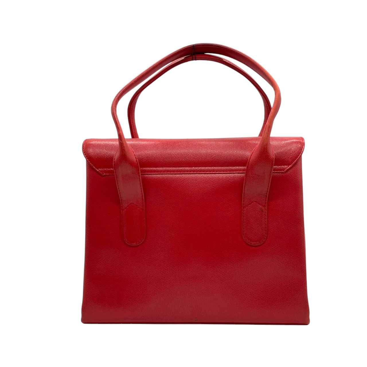 美品 MCM エムシーエム ハンドバッグ ワンショルダー レザー 本革 赤 レッド ゴールド金具 フラップ レディース 女性用 エレガント クラシック ビンテージ 自立可 鞄 カバン 手提げ フォーマル お出かけ デート パーティー 高級 人気 S81