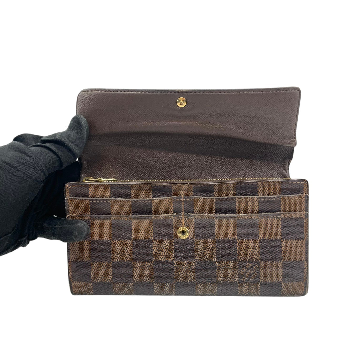 LOUIS VUITTON ルイヴィトン 長財布 ロングウォレット モノグラム PVC レザー ブラウン 茶 レディース メンズ エレガント クラシック ウォレット 札入れ 小銭入れ カード入れ 財布 サイフ フォーマル 高級 人気 ブランド M4