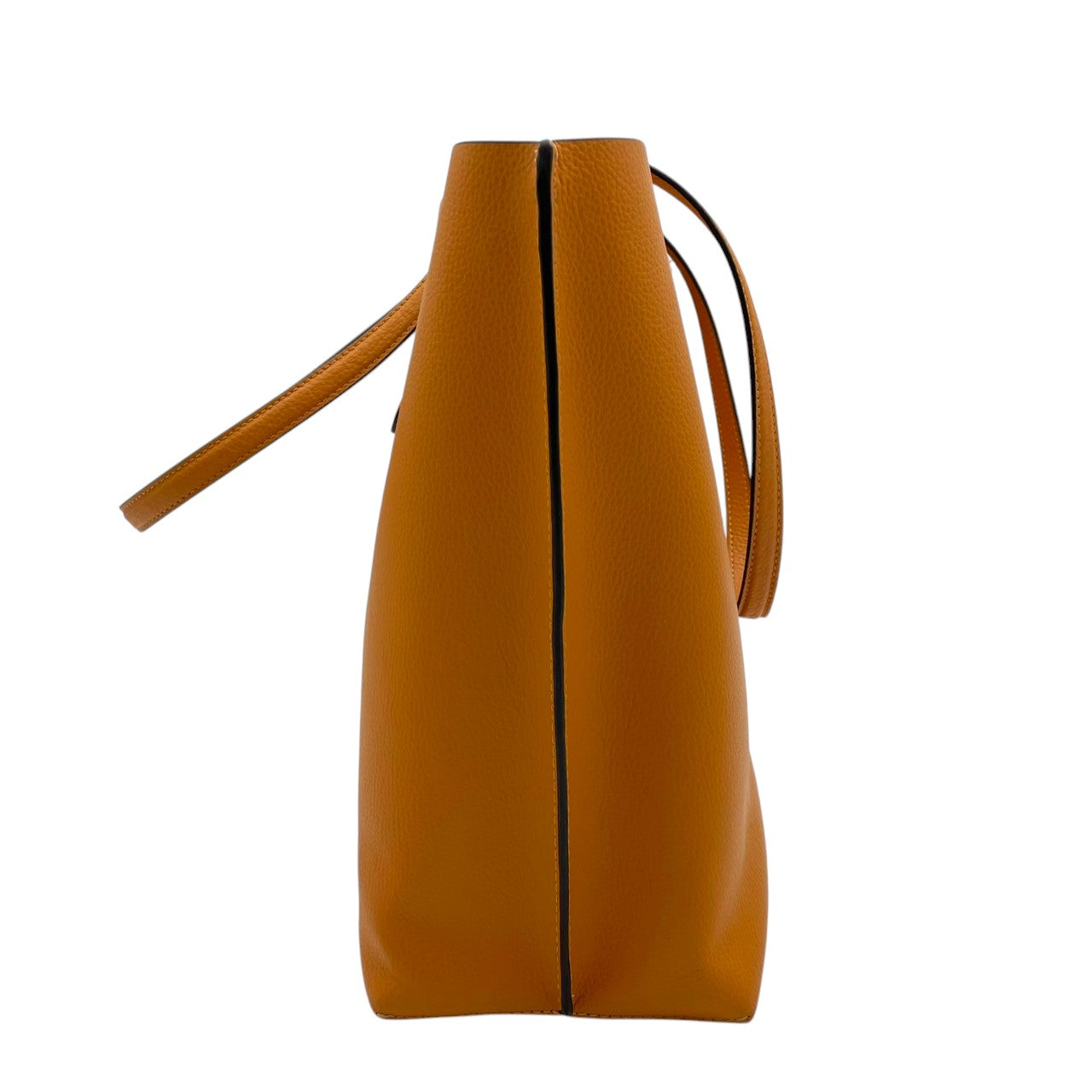 美品 COACH コーチ トートバッグ ショルダーバッグ ワンショルダー 肩掛け レザー 本革 オレンジ 橙色 無地 シンプル 大容量 A4収納可 上品 エレガント クラシック カジュアル 通勤 通学 デイリー お出かけ カバン 鞄 自立可 レディース S65