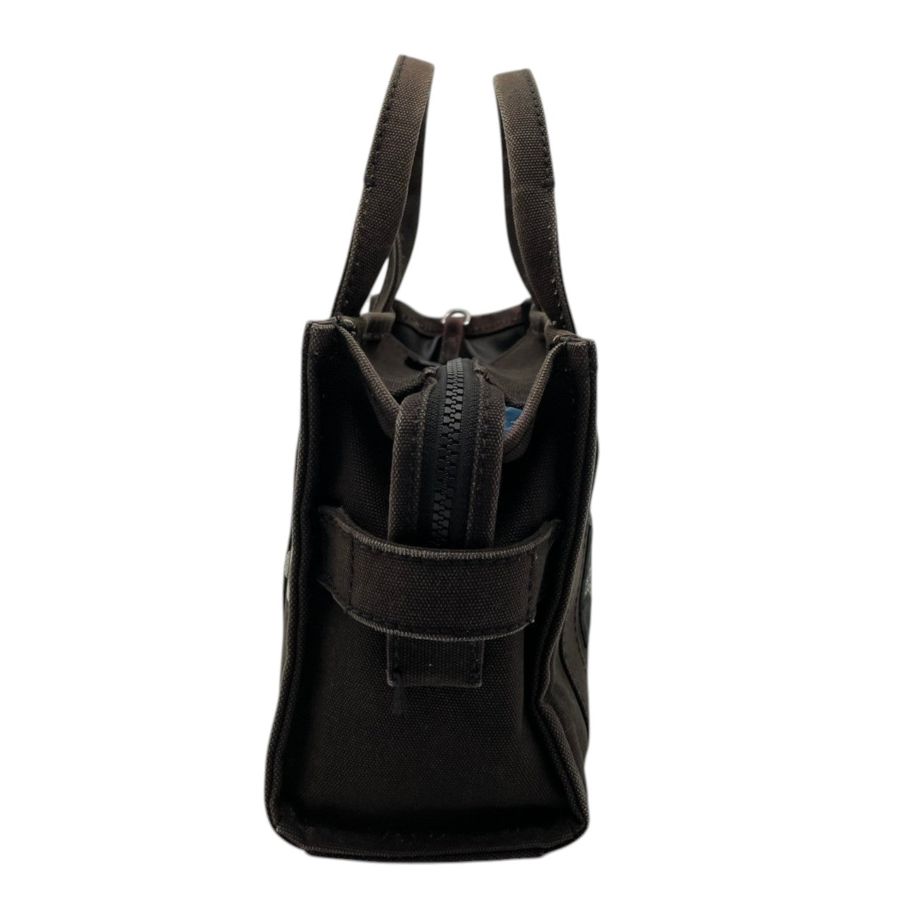 マークジェイコブス MARC JACOBS ザ トートバッグ THE TOTE BAG キャンバス ブラウン ブラック 茶 黒 2WAY ショルダー バッグ ハンドバッグ 斜め掛け可 クロスボディ 自立可 レディース カジュアル ロゴ デザイン S75