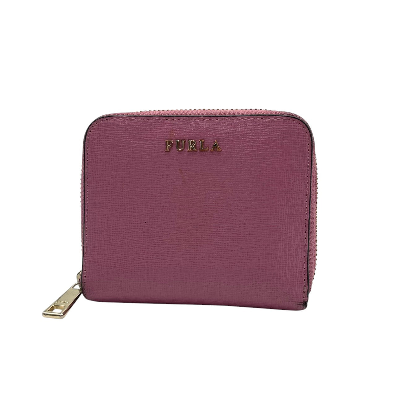 フルラ FURLA 財布 二つ折り コンパクトウォレット レザー 本革 ピンク パープル バイカラー ゴールド金具 レディース エレガント クラシック ビンテージ ミニ財布 カジュアル 上品 高品質 丈夫 人気 お出かけ デイリー 普段使い 多機能 収納 M1