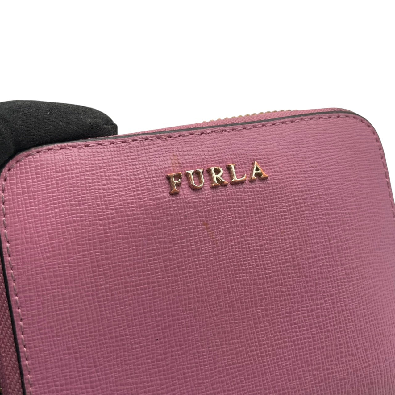 フルラ FURLA 財布 二つ折り コンパクトウォレット レザー 本革 ピンク パープル バイカラー ゴールド金具 レディース エレガント クラシック ビンテージ ミニ財布 カジュアル 上品 高品質 丈夫 人気 お出かけ デイリー 普段使い 多機能 収納 M1