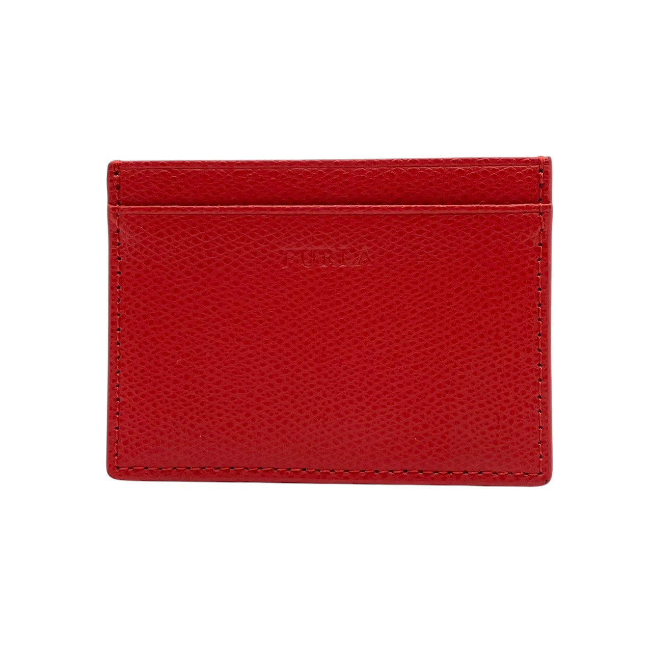 美品 フルラ FURLA 財布 三つ折り コンパクトウォレット ミニ財布 レザー 本革 オレンジ レッド ゴールド金具 レディース エレガント クラシック ビンテージ カジュアル シンプル 上品 高品質 丈夫 人気 お出かけ デイリー 普段使い 多機能 M1