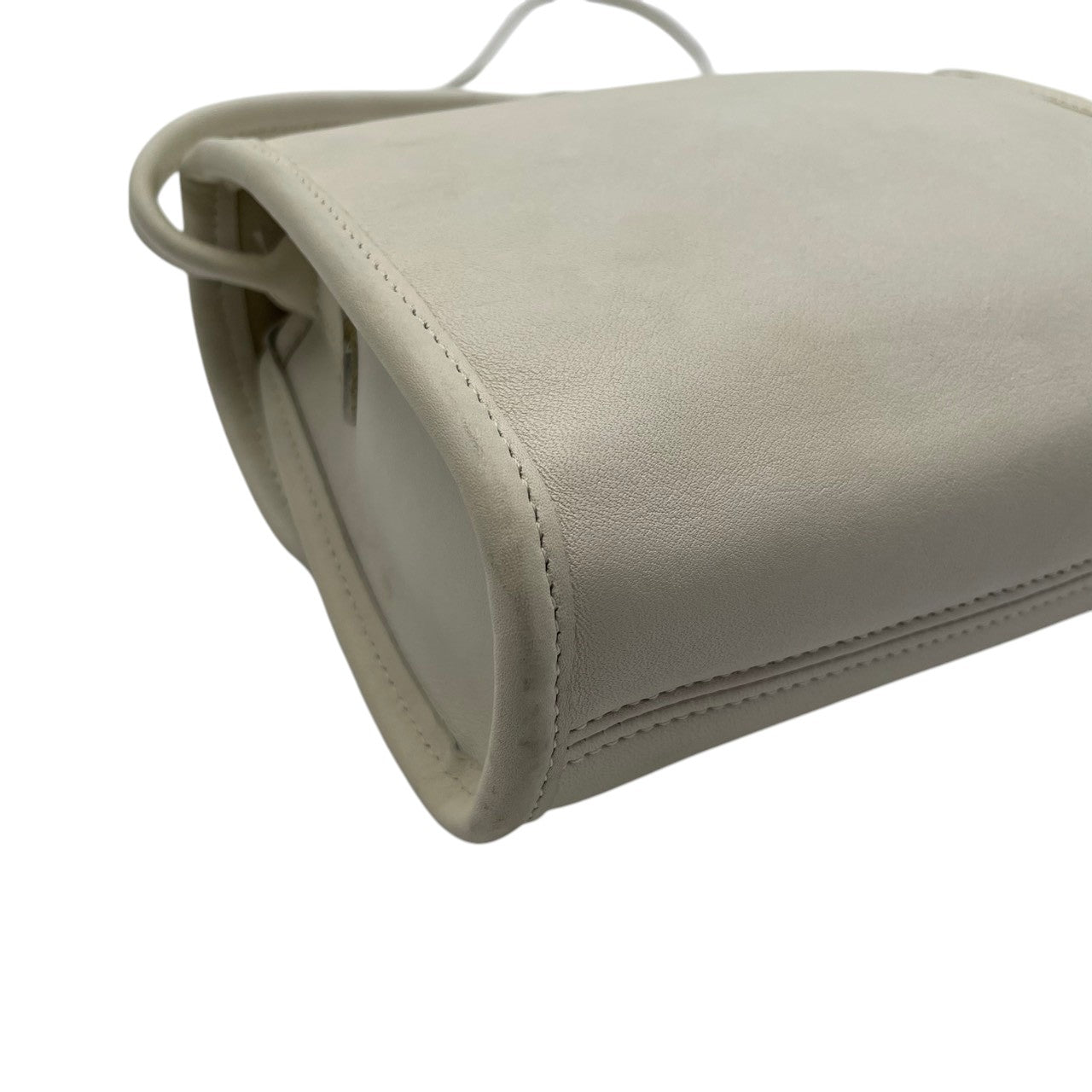 【美品】 COACH コーチ ショルダーバッグ ポシェット ミニバッグ クロスボディ 斜め掛け ターンロック レザー 本革 アイボリー 白系 ゴールド金具 レディース お出かけ デイリーユース レトロ シンプル 上品 箱付き 鞄 S19