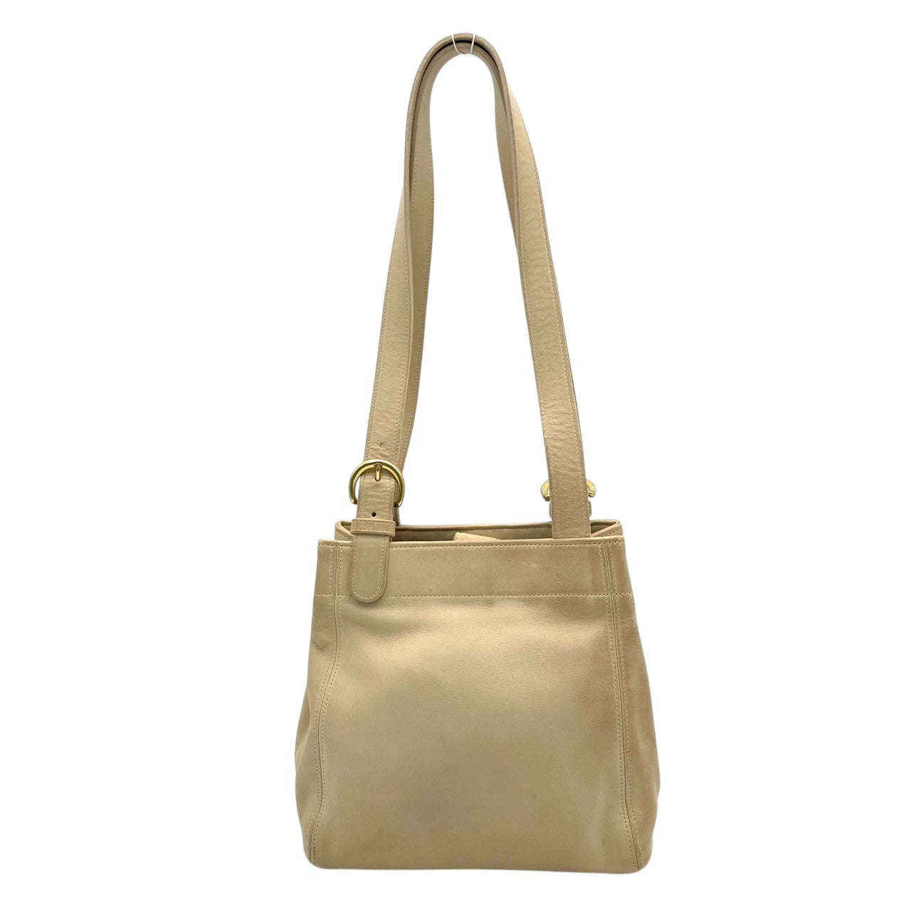 COACH コーチ ショルダーバッグ レザー カウハイド ベージュ アイボリー ヴィンテージ 牛革 ワンショルダー 斜めがけ ゴールド金具 レディース 通勤 普段使い シンプル オールドコーチ クラシック コスタリカ製 U3