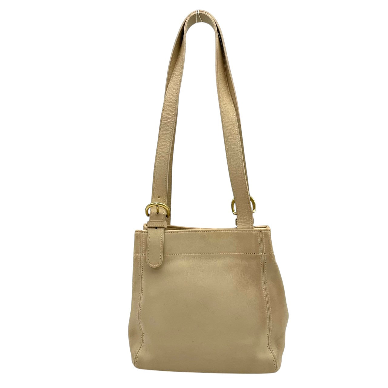 COACH コーチ ショルダーバッグ レザー カウハイド ベージュ アイボリー ヴィンテージ 牛革 ワンショルダー 斜めがけ ゴールド金具 レディース 通勤 普段使い シンプル オールドコーチ クラシック コスタリカ製 U3