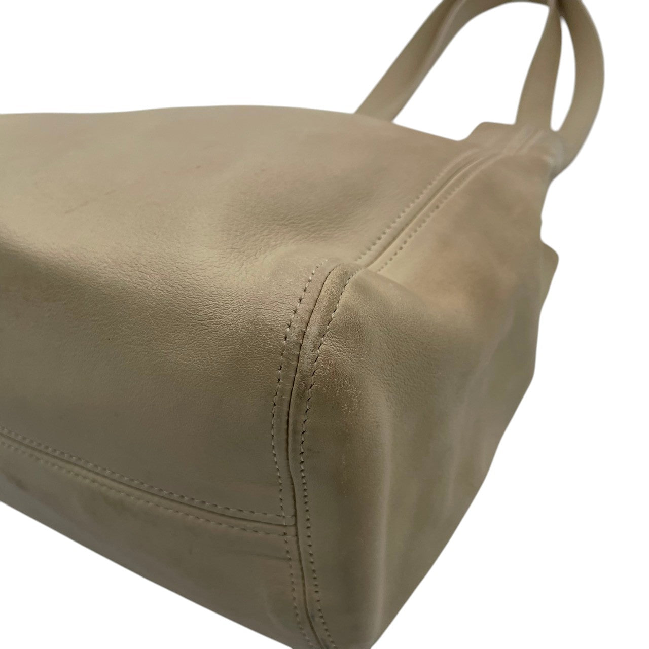 COACH コーチ ショルダーバッグ レザー カウハイド ベージュ アイボリー ヴィンテージ 牛革 ワンショルダー 斜めがけ ゴールド金具 レディース 通勤 普段使い シンプル オールドコーチ クラシック コスタリカ製 U3