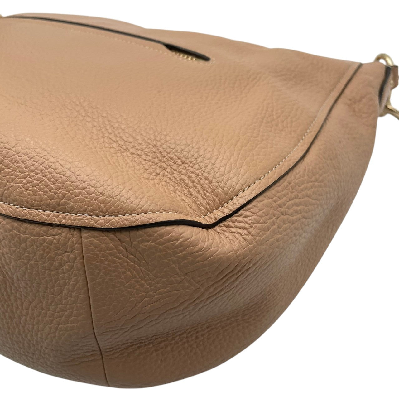 COACH コーチ ショルダーバッグ ホーボー ペブルドレザー ピンクベージュ ヌード ゴールド金具 牛革 2way 大容量 レディース 通勤 普段使い チェルシー 斜めがけ 上品 ワンショルダー チェーン ピンク F31399 U3