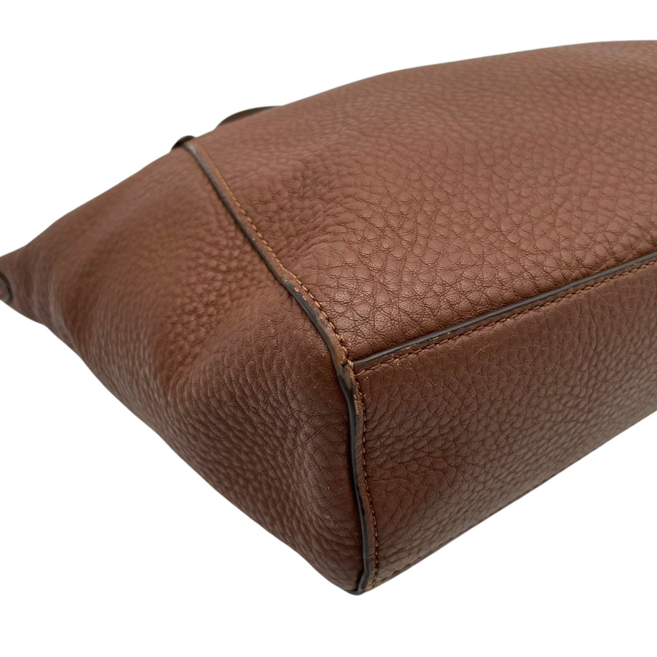 COACH コーチ トートバッグ ペブルドレザー ブラウン 茶 ゴールド金具 牛革 2way 大容量 A4収納 レディース 通勤 普段使い 斜めがけ チェーン ショルダー ケリー 上品 シンプル ハンドバッグ E26917 U3