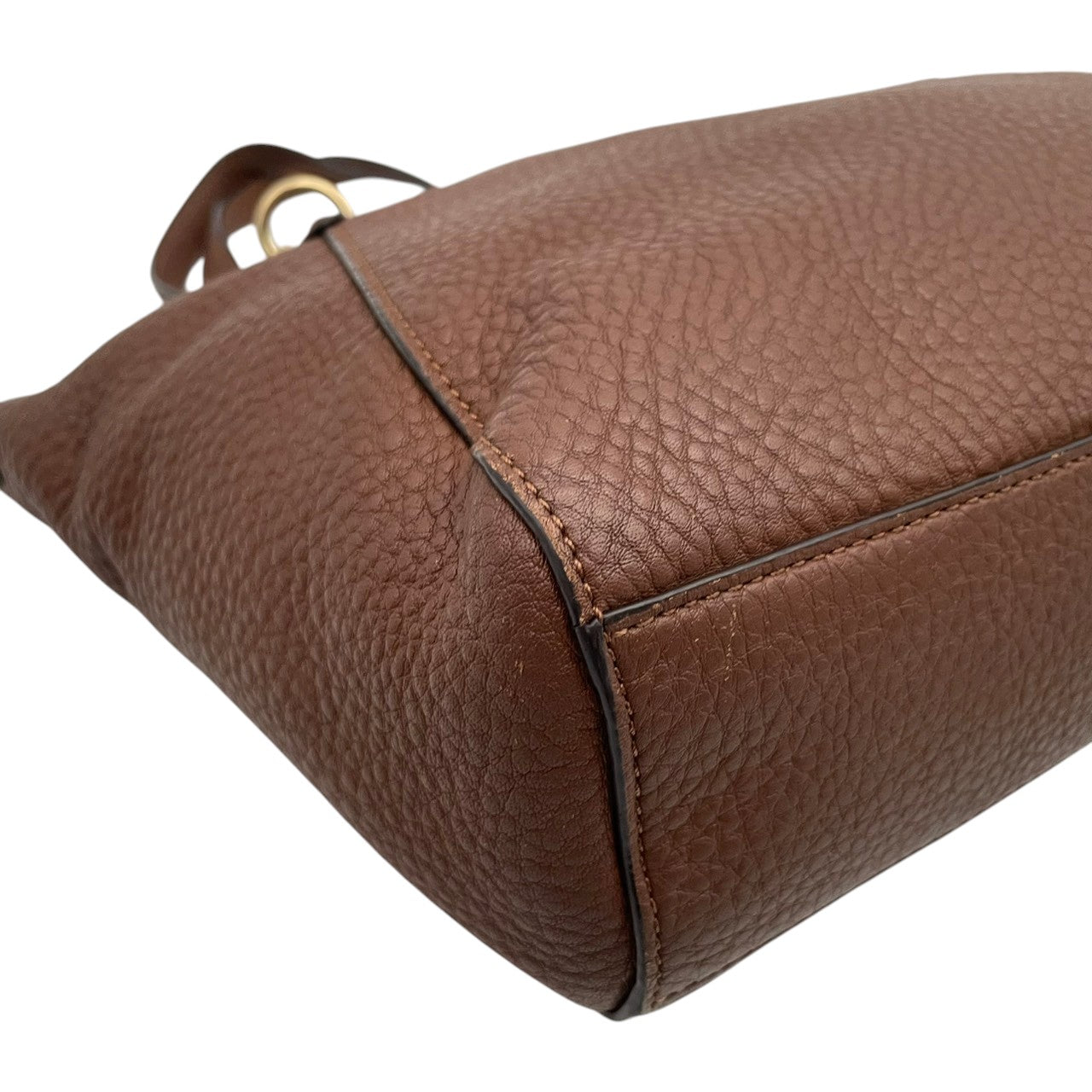 COACH コーチ トートバッグ ペブルドレザー ブラウン 茶 ゴールド金具 牛革 2way 大容量 A4収納 レディース 通勤 普段使い 斜めがけ チェーン ショルダー ケリー 上品 シンプル ハンドバッグ E26917 U3