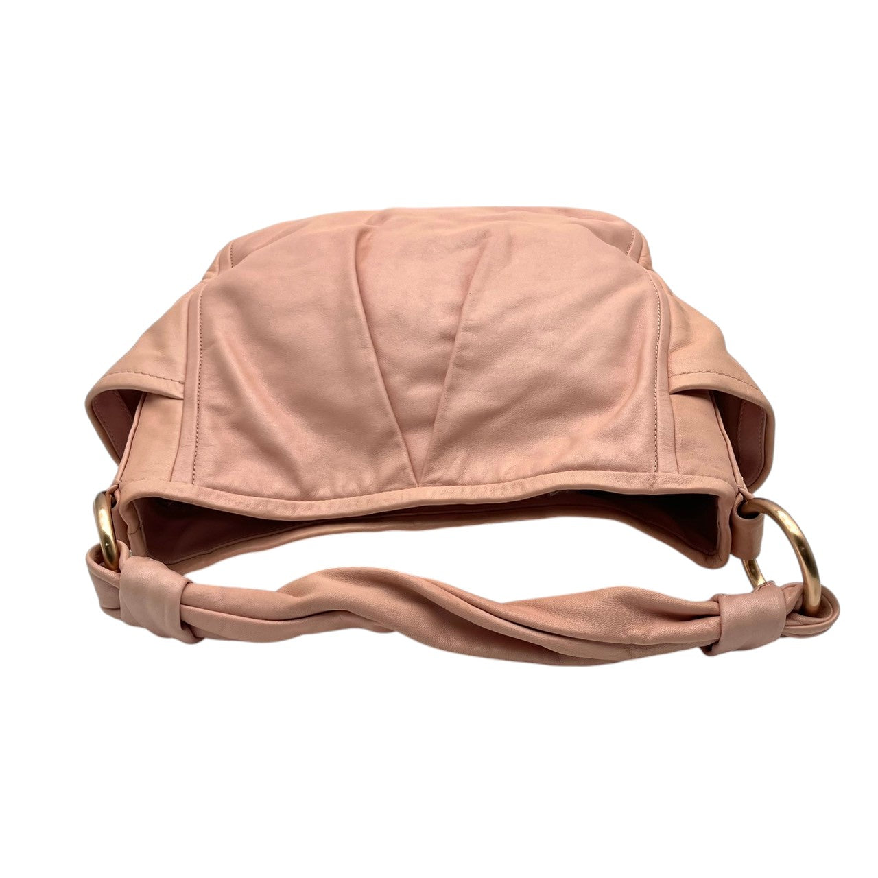 COACH コーチ ショルダーバッグ フルグレイン カウハイド レザー ピンク ゴールド金具 牛革 プリーツ ターンロック リング ハンドバッグ レディース 普段使い 上品 フェミニン かわいい 13412 U2