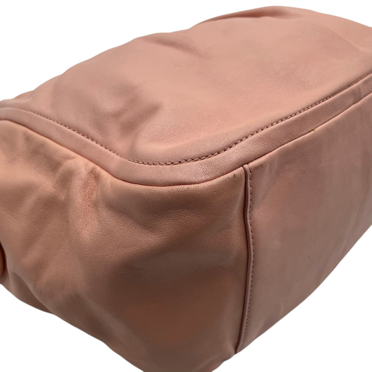 COACH コーチ ショルダーバッグ フルグレイン カウハイド レザー ピンク ゴールド金具 牛革 プリーツ ターンロック リング ハンドバッグ レディース 普段使い 上品 フェミニン かわいい 13412 U2