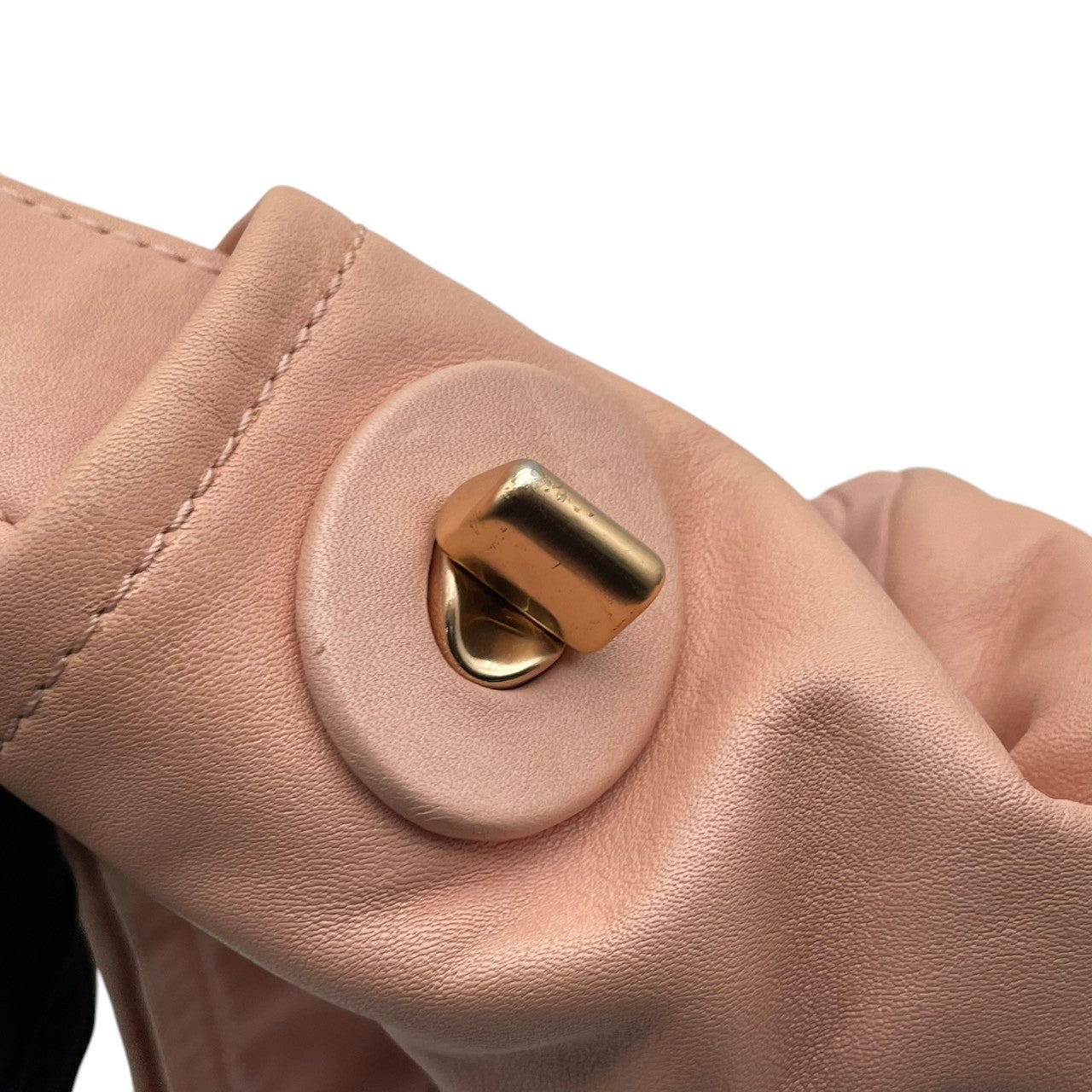 COACH コーチ ショルダーバッグ フルグレイン カウハイド レザー ピンク ゴールド金具 牛革 プリーツ ターンロック リング ハンドバッグ レディース 普段使い 上品 フェミニン かわいい 13412 U2