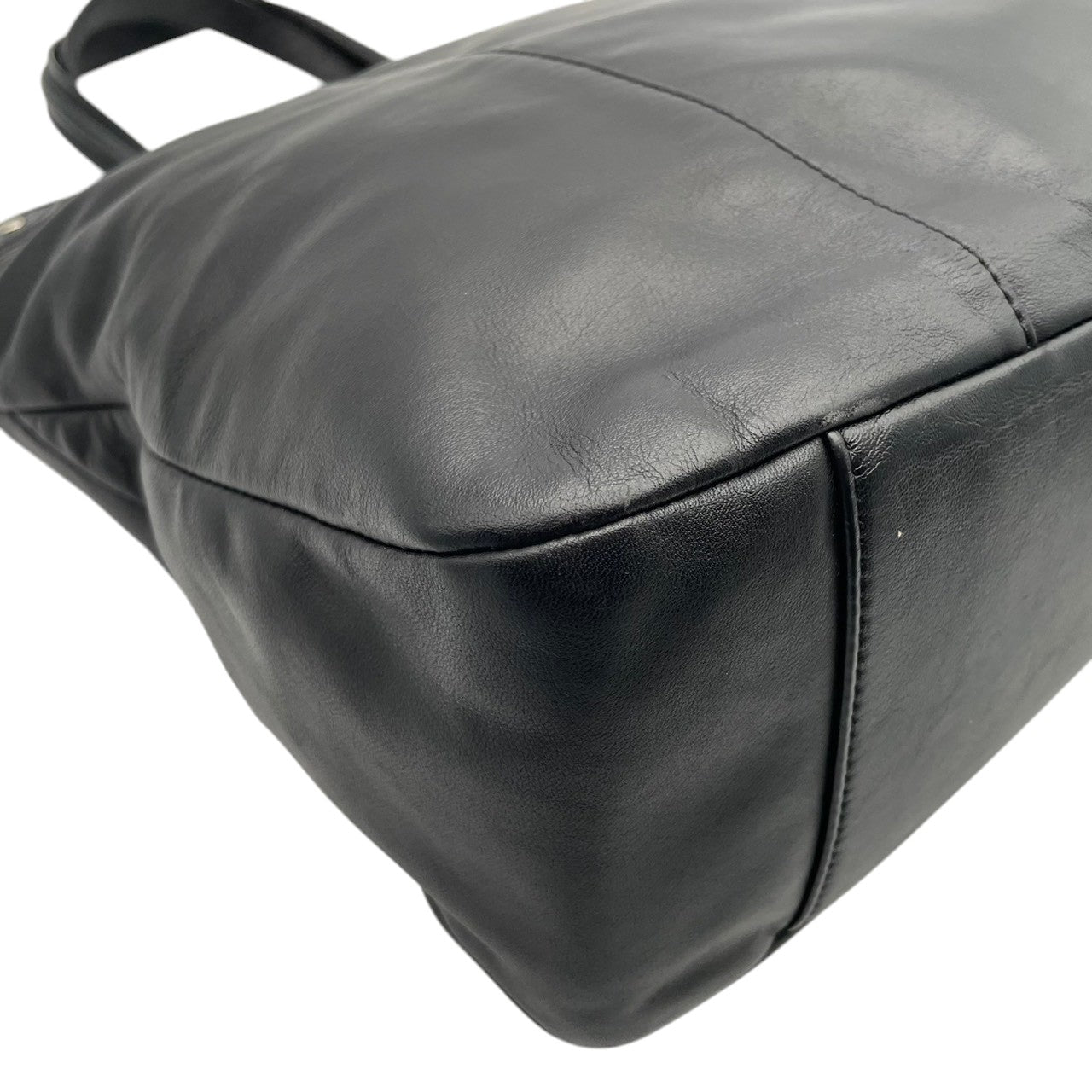 美品 COACH コーチ トートバッグ ビジネスバッグ ビジネストート レザー ブラック 黒 シルバー金具 牛革 大容量 A4収納 フロントポケット スタッズ レディース 通勤 普段使い ハンドバッグ ショルダー ジップ F28373 U2