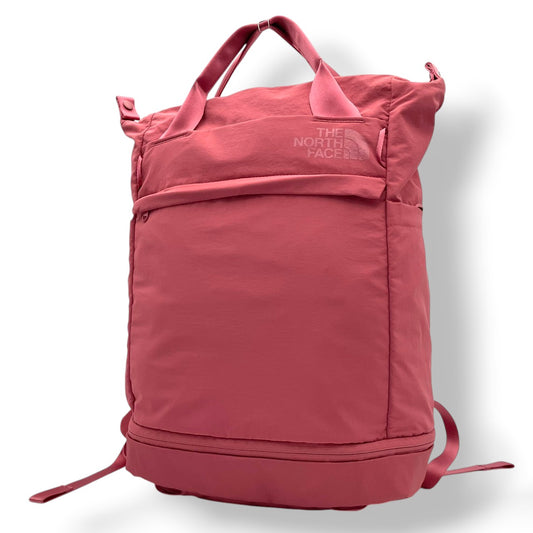 極 美品 THE NORTH FACE ノースフェイス ボルダートートパック 2way リュック トートバッグ ピンク レディース 大容量 22L A4収納 PC収納 通勤 通学 アウトドア 軽量 NM72357 s7