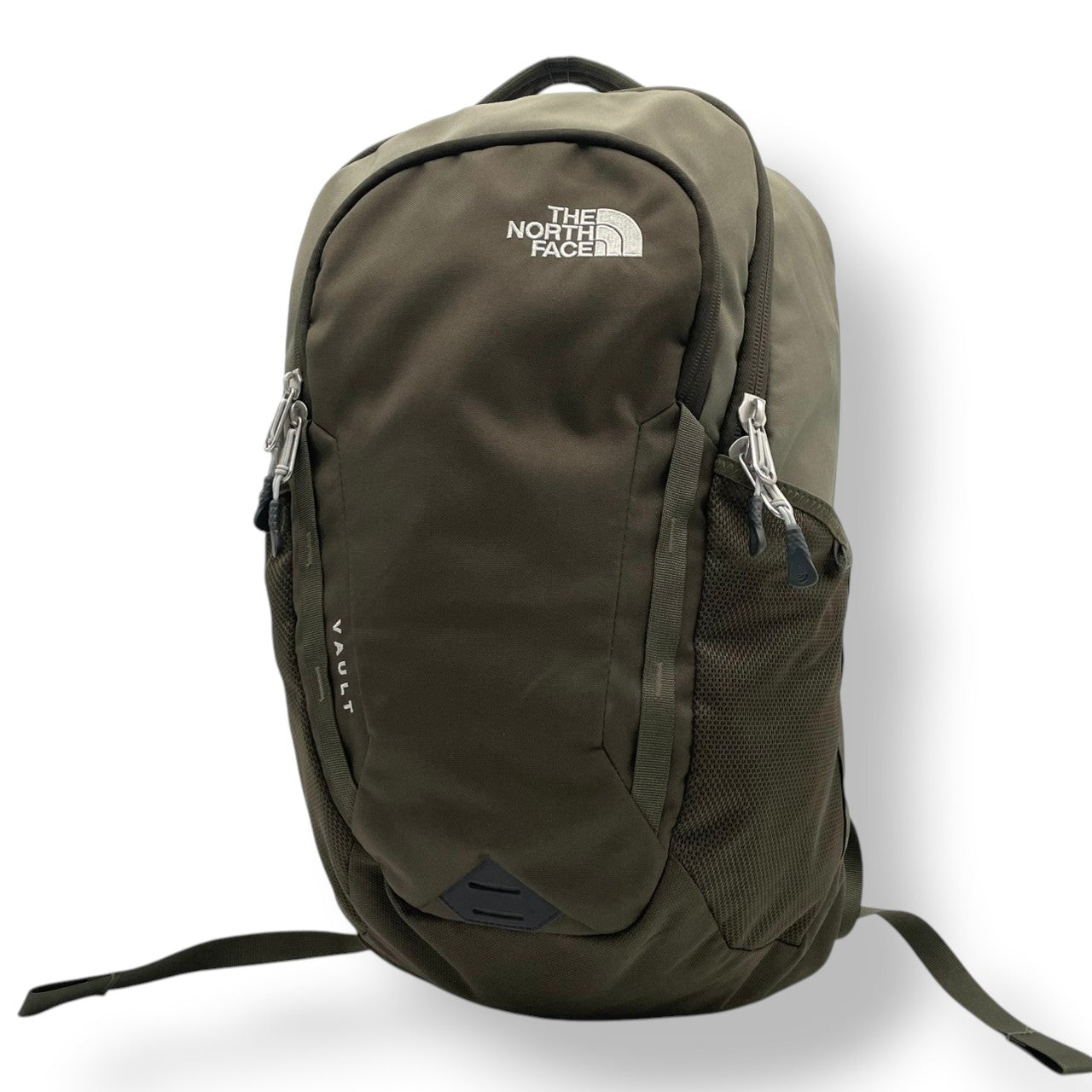 極美品 THE NORTH FACE ノースフェイス Vault ボルト リュック デイパック ナイロン カーキ オリーブ ユニセックス 大容量 27L A4収納 PC収納 通勤 通学 旅行 アウトドア FlexVent NF0A3KV9 s7