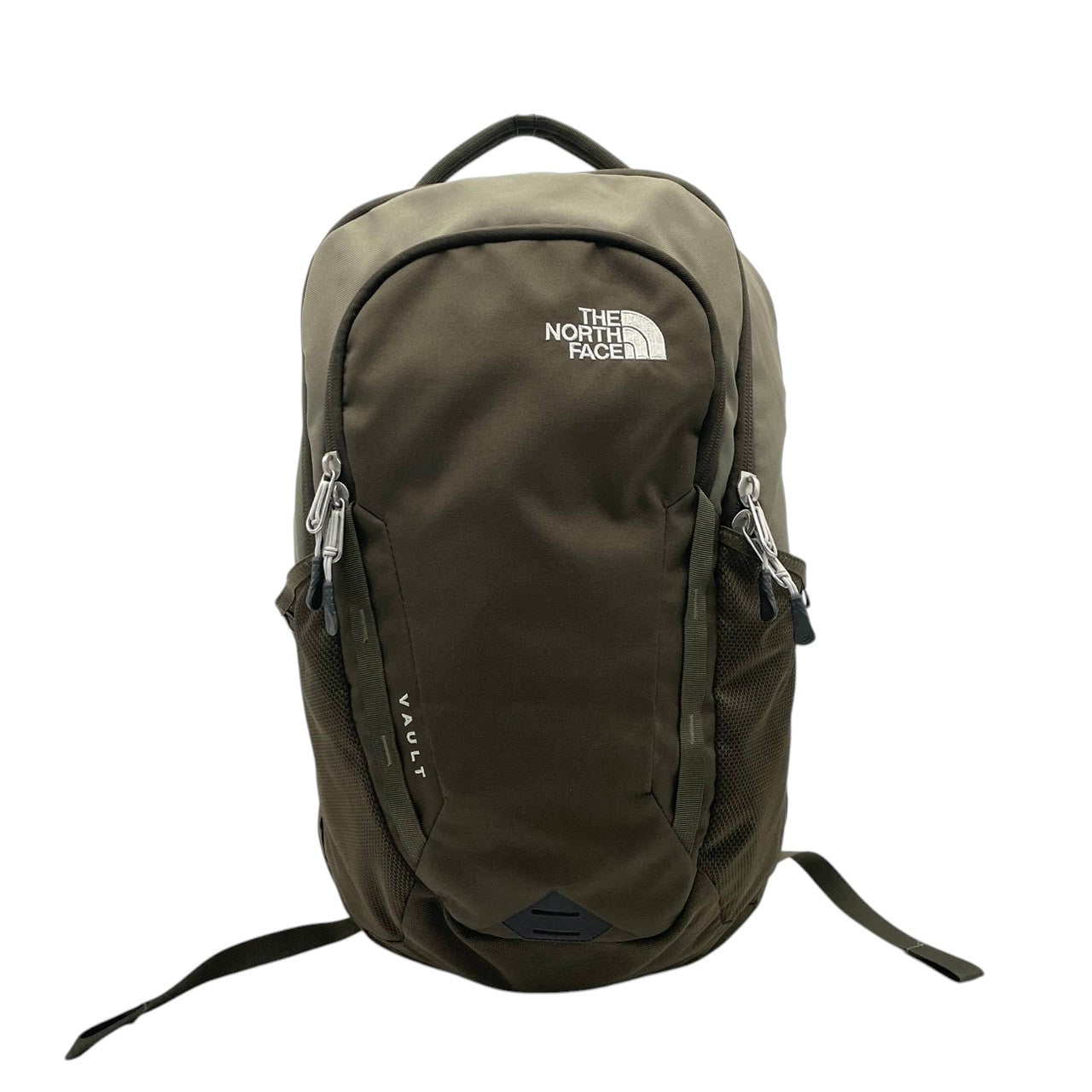 極美品 THE NORTH FACE ノースフェイス Vault ボルト リュック デイパック ナイロン カーキ オリーブ ユニセックス 大容量 27L A4収納 PC収納 通勤 通学 旅行 アウトドア FlexVent NF0A3KV9 s7