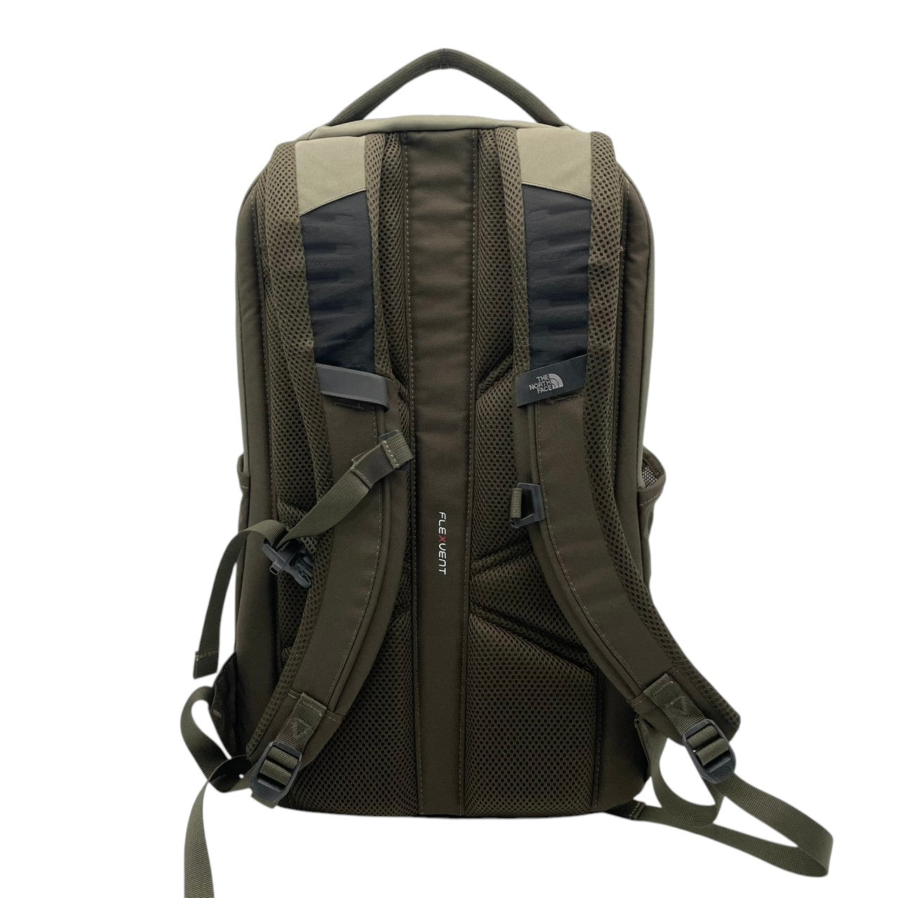 極美品 THE NORTH FACE ノースフェイス Vault ボルト リュック デイパック ナイロン カーキ オリーブ ユニセックス 大容量 27L A4収納 PC収納 通勤 通学 旅行 アウトドア FlexVent NF0A3KV9 s7