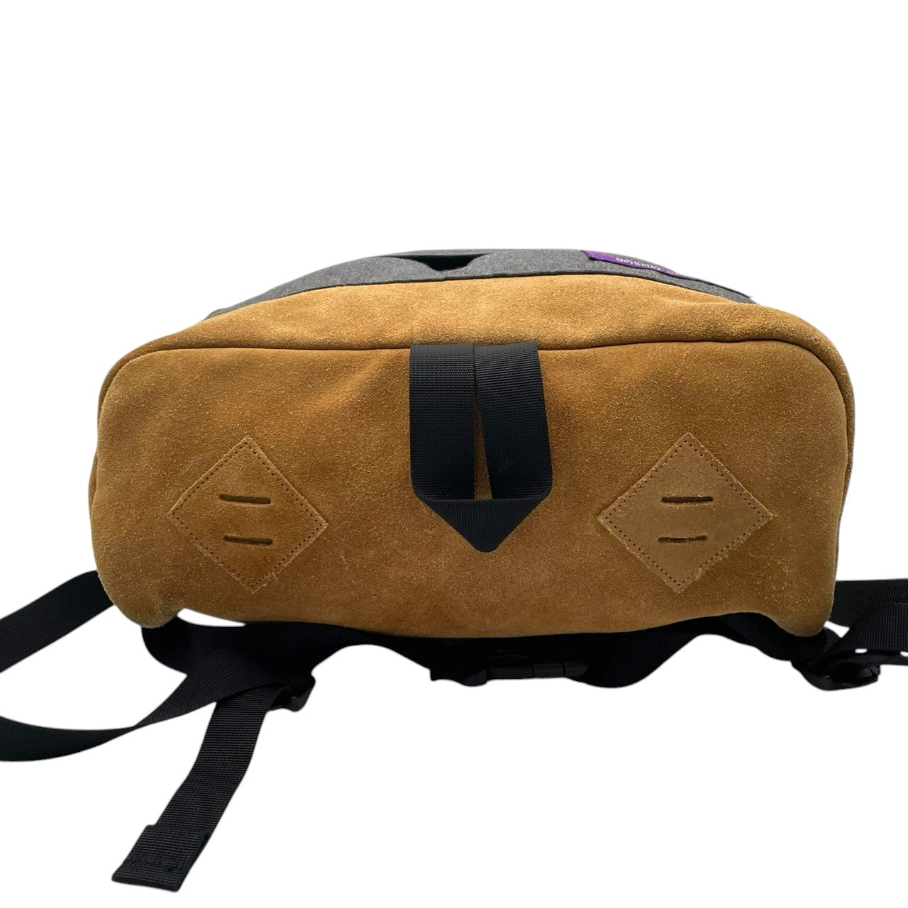 美品 THE NORTH FACE PURPLE LABEL ノースフェイス パープルレーベル デイパック リュック キャンバス スエード グレー×ベージュ ユニセックス nanamica 大容量 カジュアル ストリート 通勤 通学 アウトドア 希少 s7