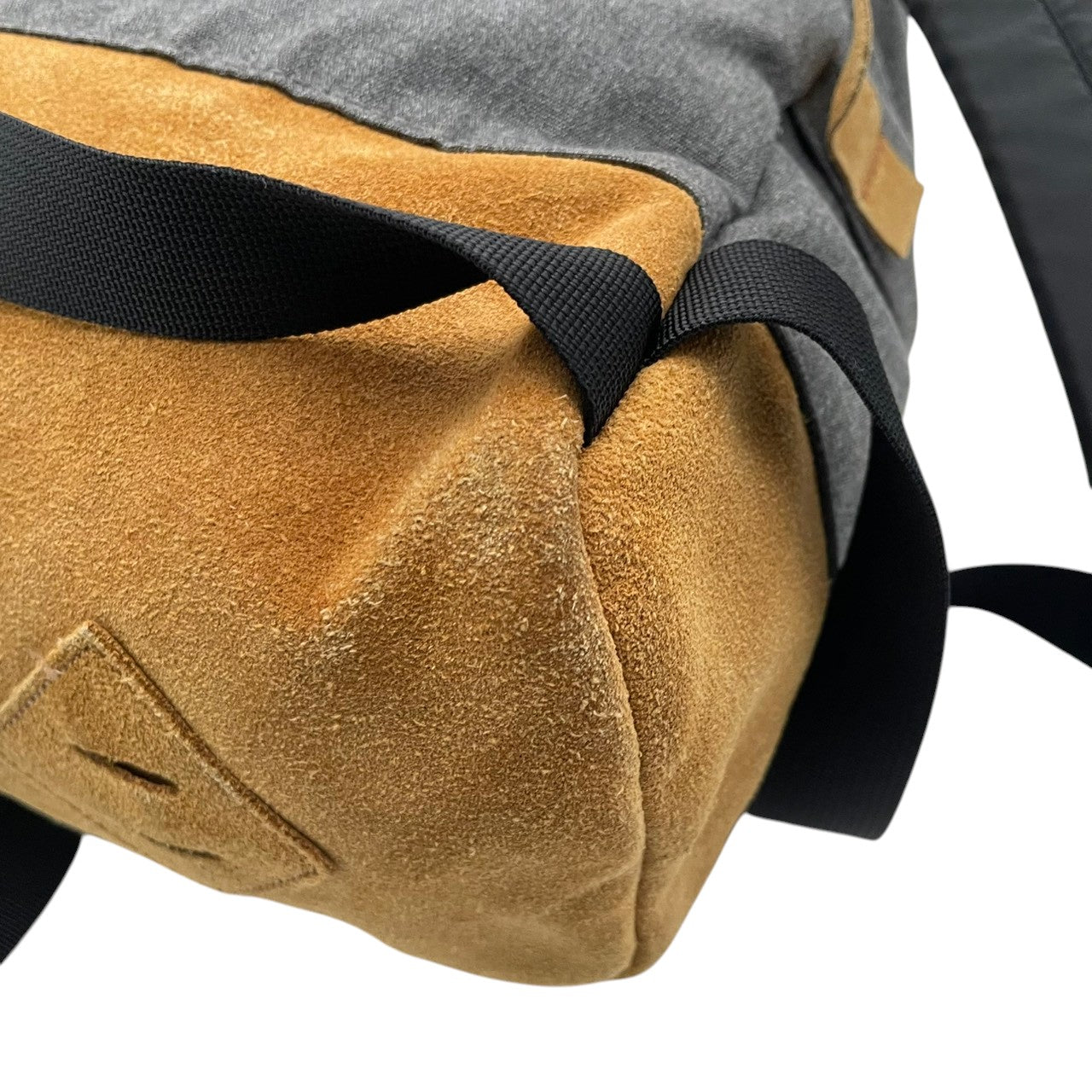 美品 THE NORTH FACE PURPLE LABEL ノースフェイス パープルレーベル デイパック リュック キャンバス スエード グレー×ベージュ ユニセックス nanamica 大容量 カジュアル ストリート 通勤 通学 アウトドア 希少 s7