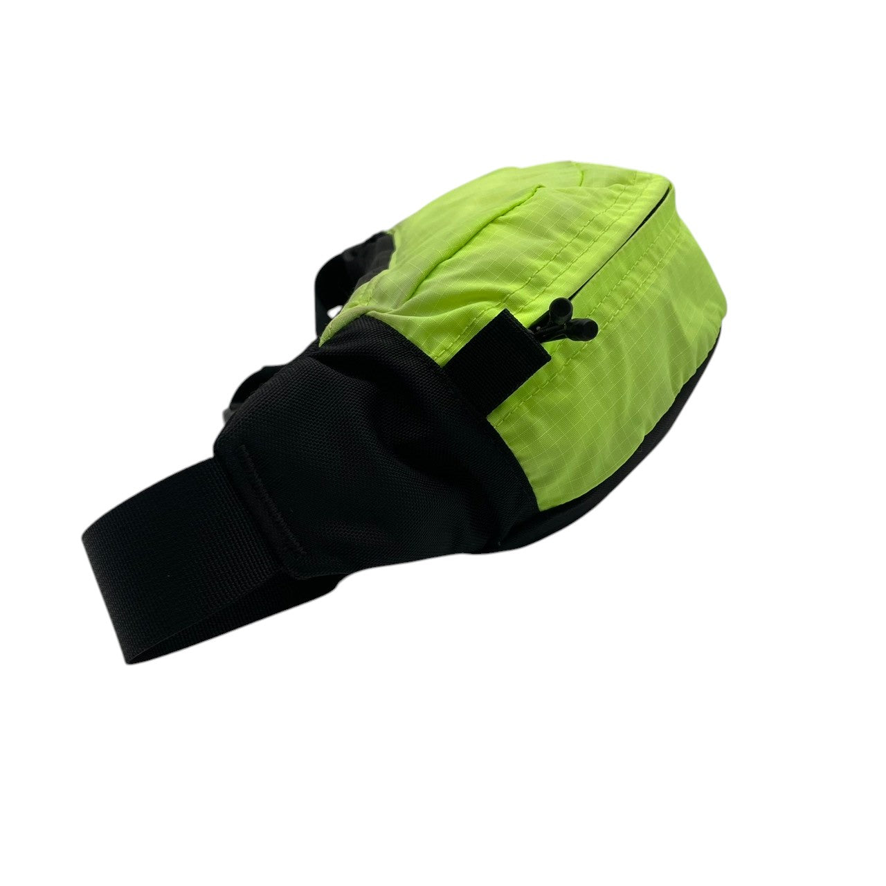 美品 THE NORTH FACE ノースフェイス ウエストバッグ ボディバッグ ナイロン 蛍光グリーン×ブラック ユニセックス 軽量 コンパクト アウトドア ランニング トレッキング フェス デイリー カジュアル ヒップバッグ s7