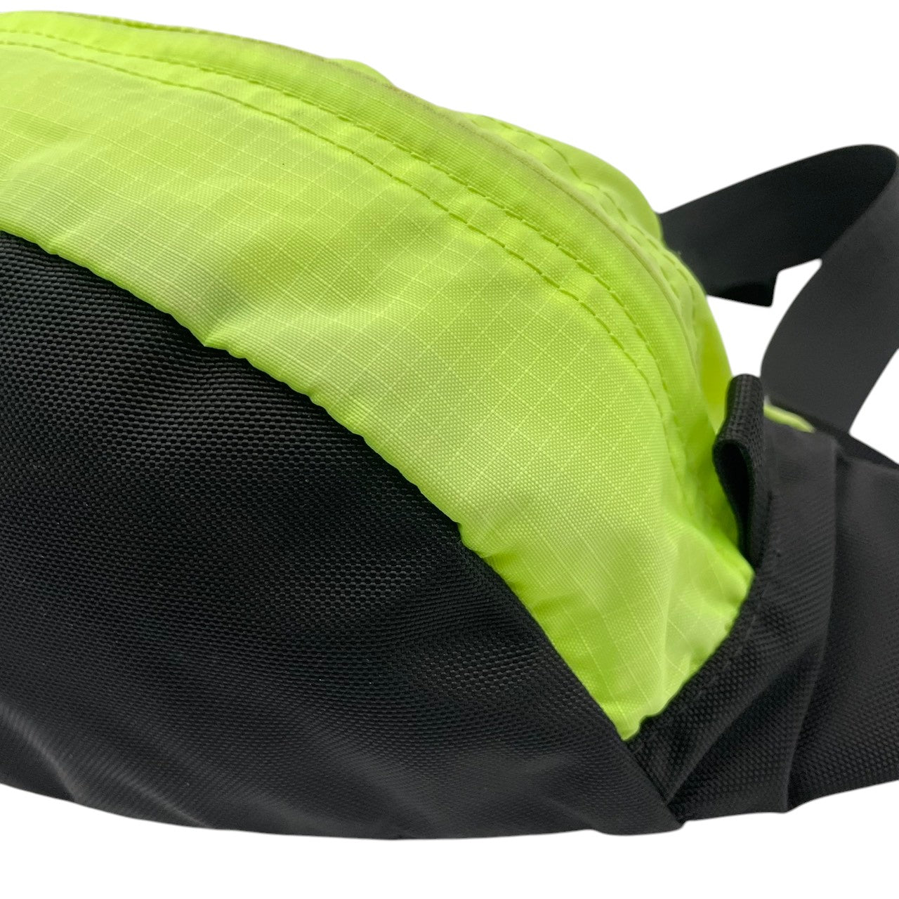 美品 THE NORTH FACE ノースフェイス ウエストバッグ ボディバッグ ナイロン 蛍光グリーン×ブラック ユニセックス 軽量 コンパクト アウトドア ランニング トレッキング フェス デイリー カジュアル ヒップバッグ s7