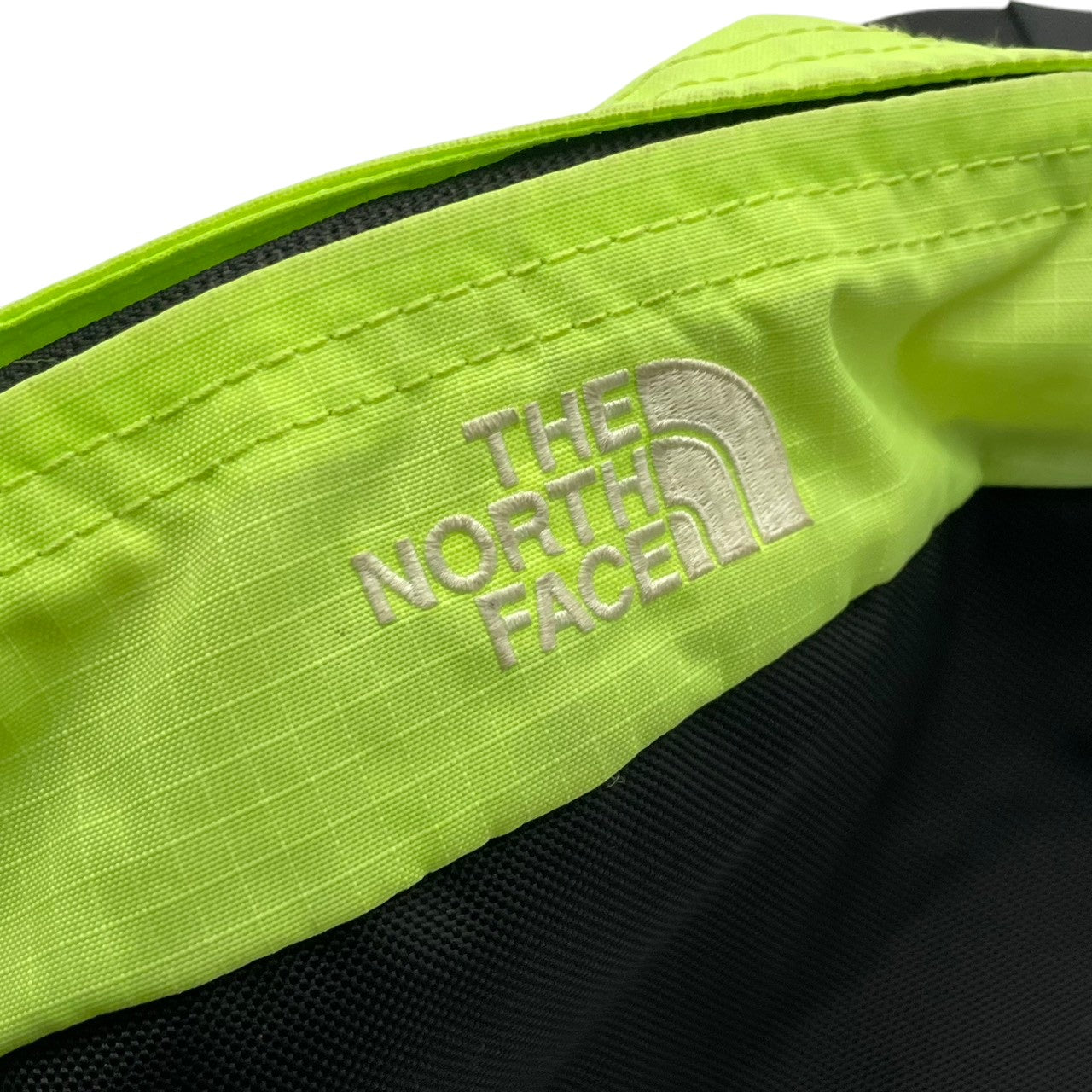 美品 THE NORTH FACE ノースフェイス ウエストバッグ ボディバッグ ナイロン 蛍光グリーン×ブラック ユニセックス 軽量 コンパクト アウトドア ランニング トレッキング フェス デイリー カジュアル ヒップバッグ s7