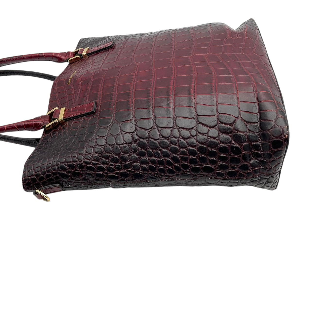 LEATHER JEWELS レザージュエルズ バッグ 2WAY トートバッグ ハンドバッグ ショルダーバッグ 手提げ 肩掛け 斜め掛け 牛革 クロコ型押し レザー ボルドー ワインレッド系 ゴールド金具 カジュアル 大容量 S2