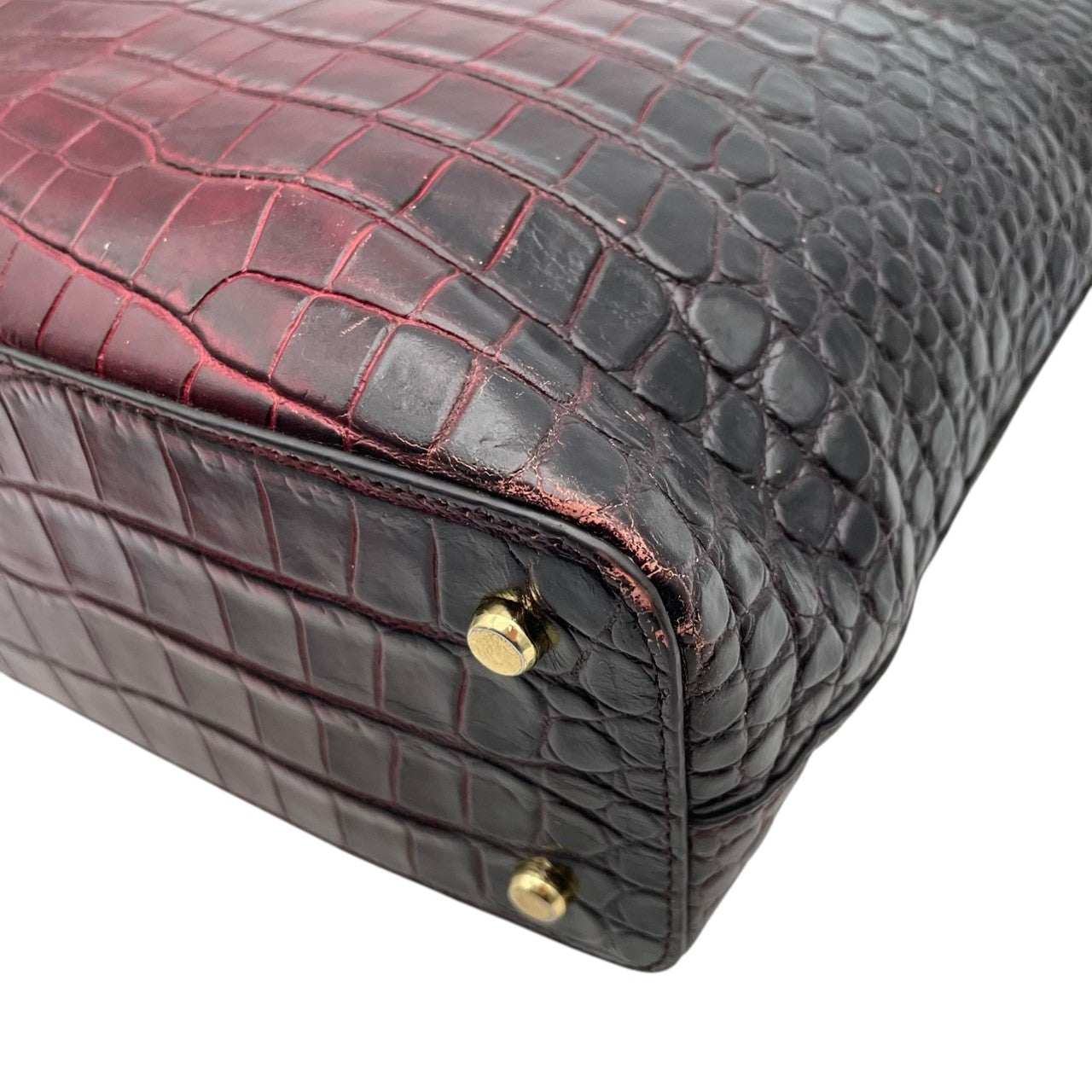 LEATHER JEWELS レザージュエルズ バッグ 2WAY トートバッグ ハンドバッグ ショルダーバッグ 手提げ 肩掛け 斜め掛け 牛革 クロコ型押し レザー ボルドー ワインレッド系 ゴールド金具 カジュアル 大容量 S2
